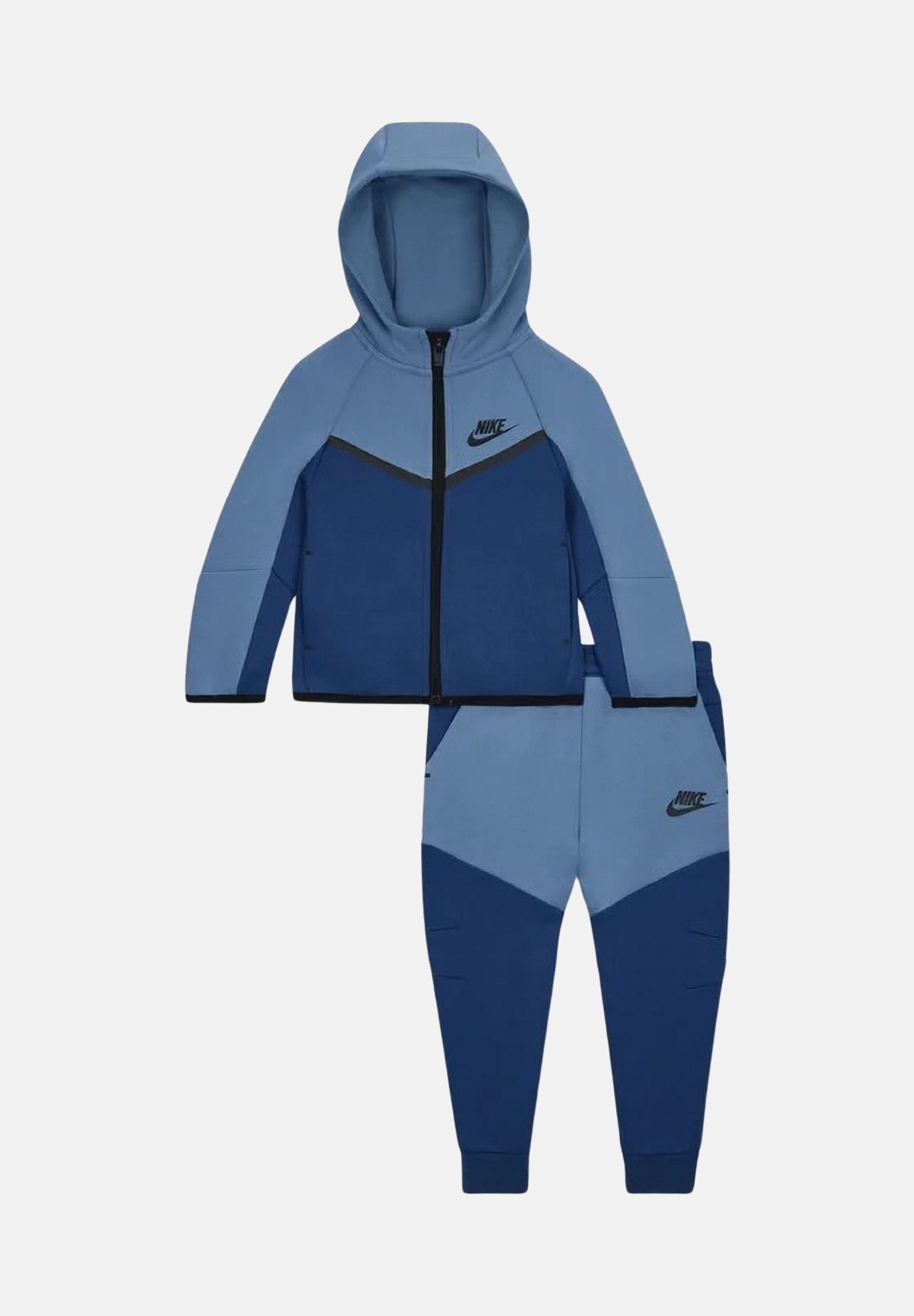 NIKE Tuta Tech Fleece azzurra da neonato 66M880 U1T NIKE
