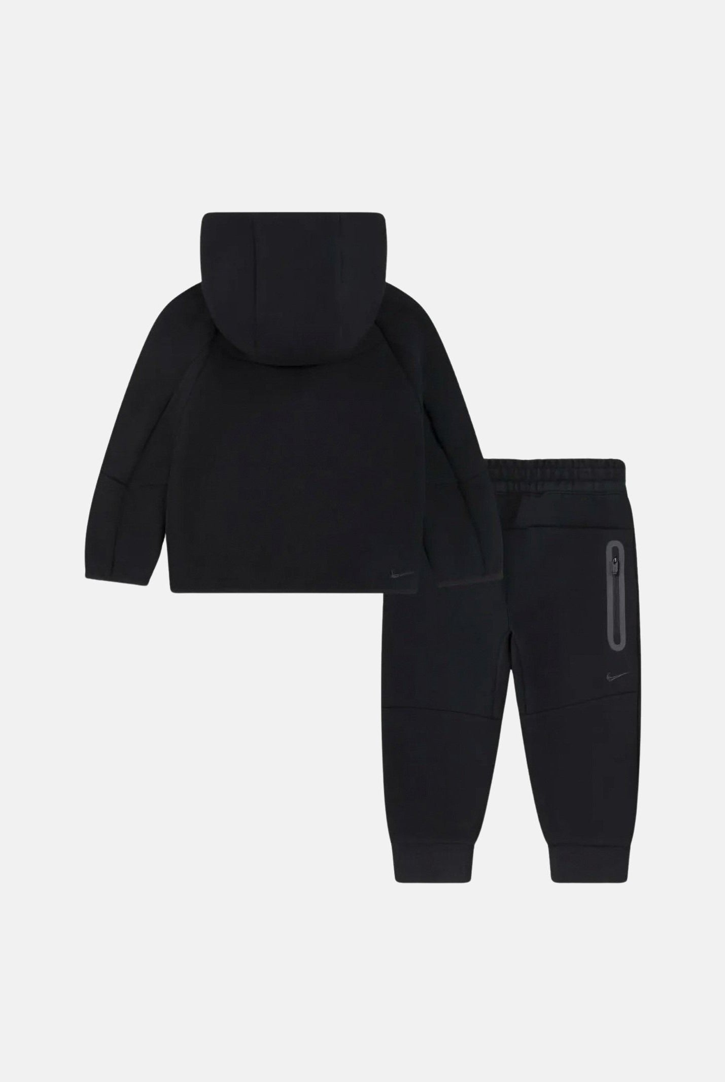 NIKE Tuta SPORTSWEAR TECH FLEECE nera da neonato con dettagli Swoosh. 66M880 023 NIKE