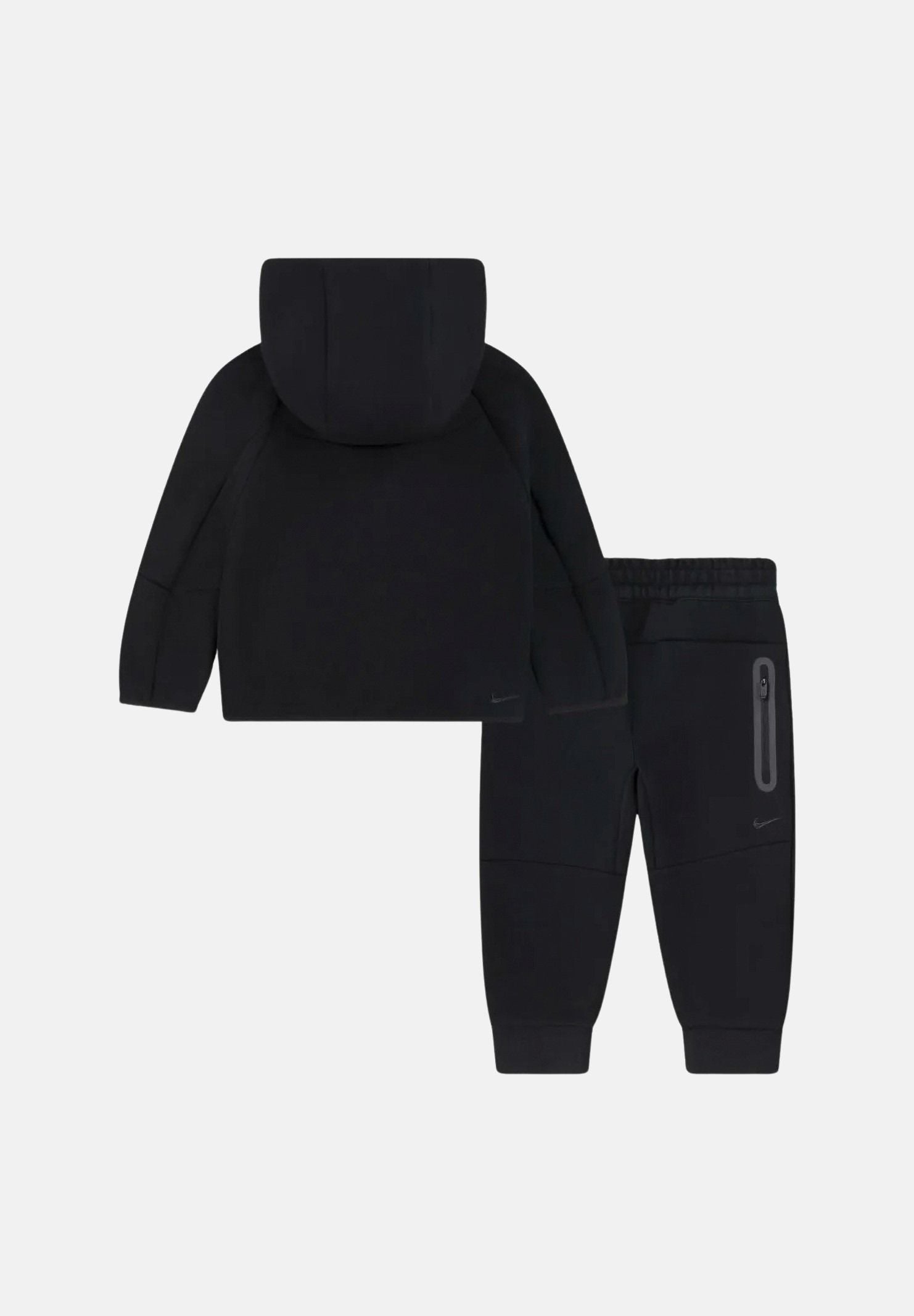 NIKE Tuta SPORTSWEAR TECH FLEECE nera da neonato con dettagli Swoosh. 66M880 023 NIKE