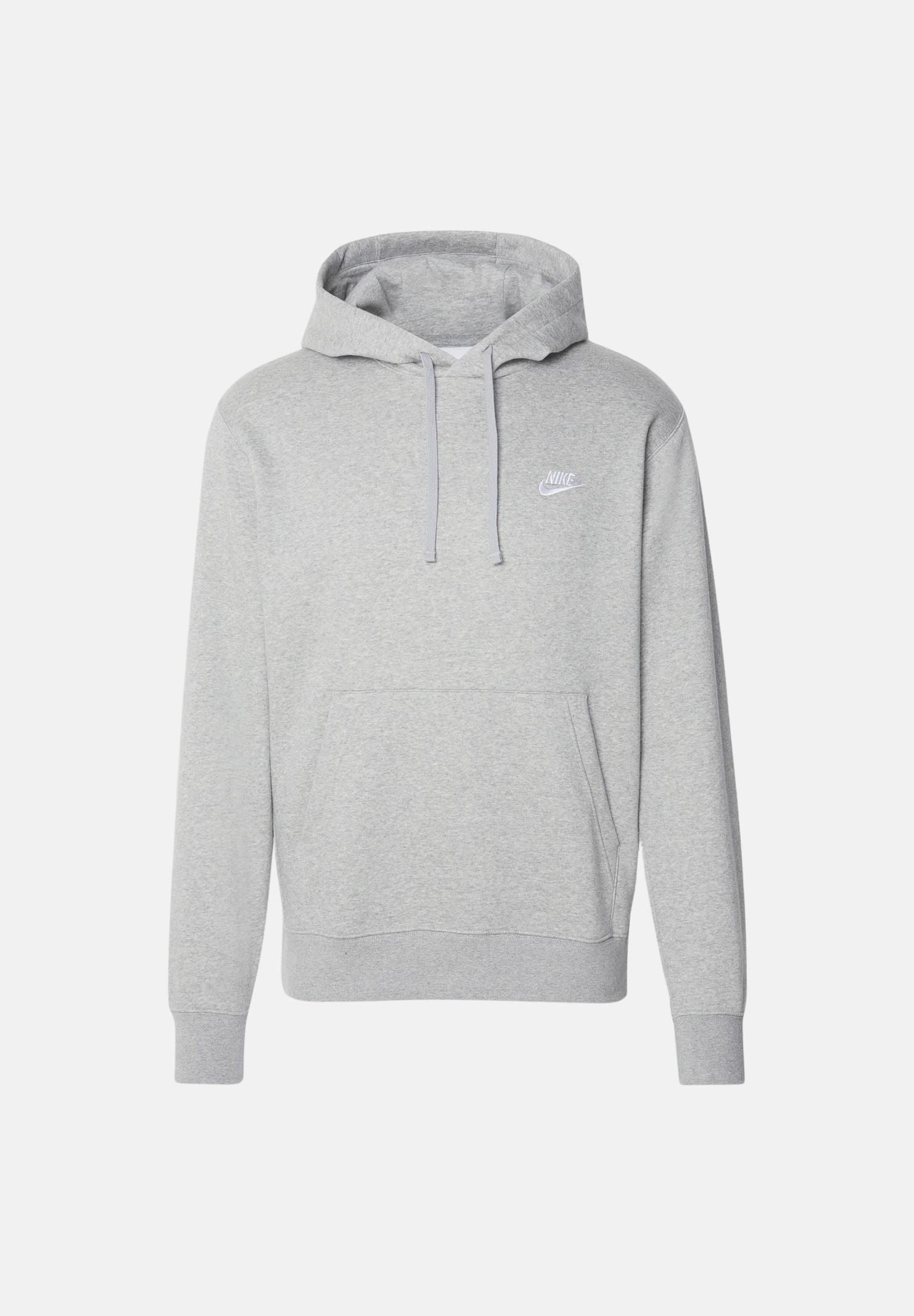 NIKE Felpa SPORTSWEAR con cappuccio grigia per uomo e donna BV2654 063 NIKE