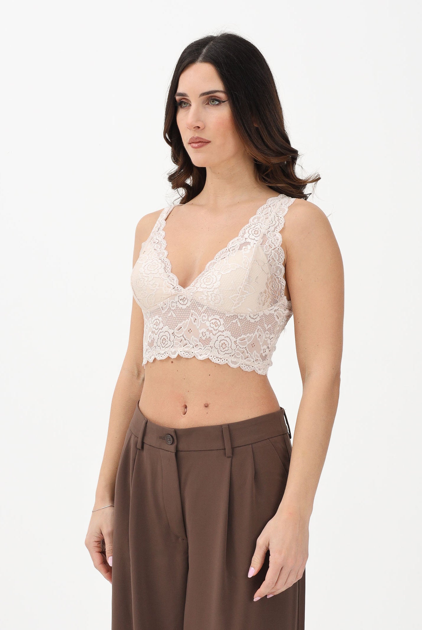ONLY Bralette panna da donna 15107599 PETA ONLY