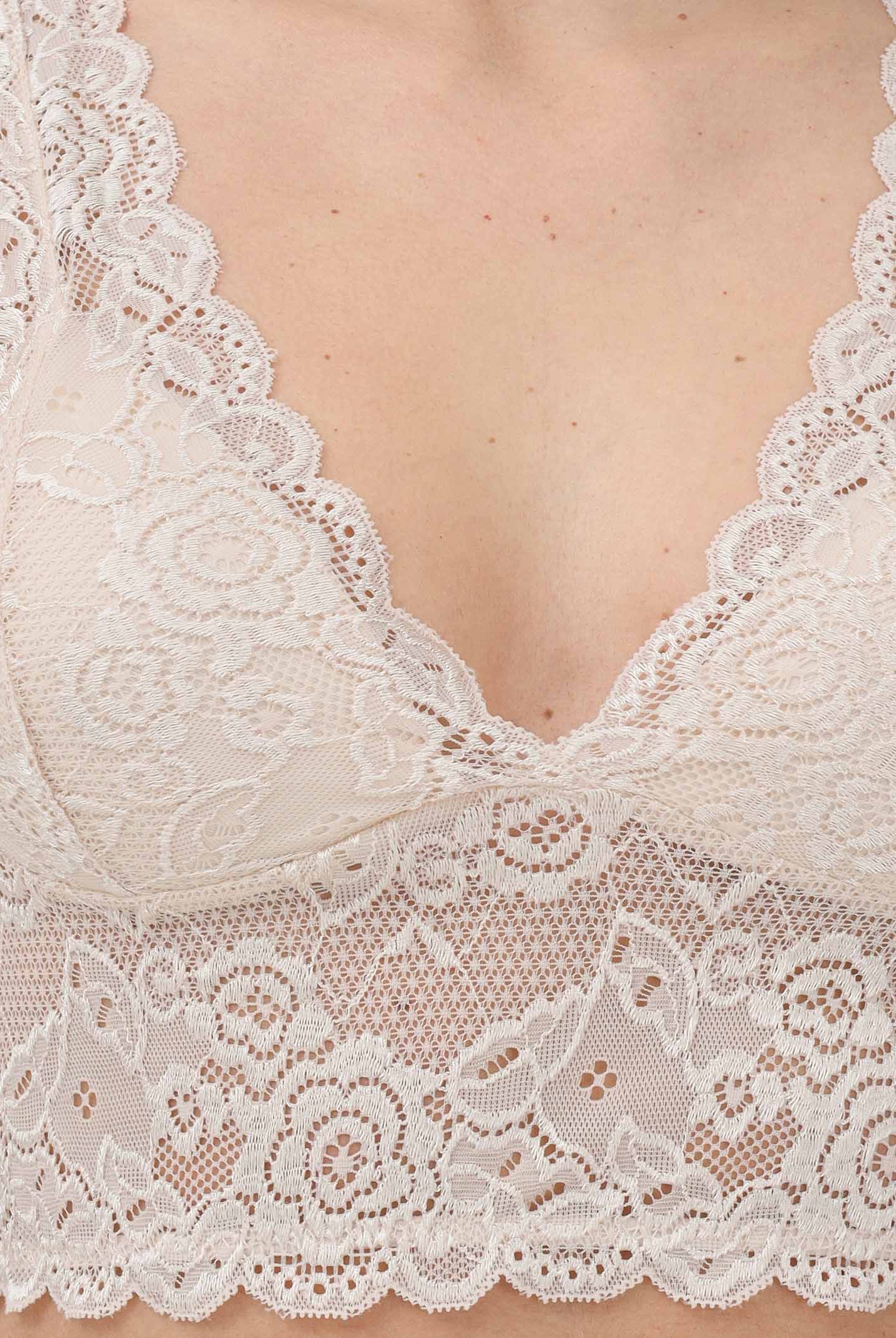 ONLY Bralette panna da donna 15107599 PETA ONLY