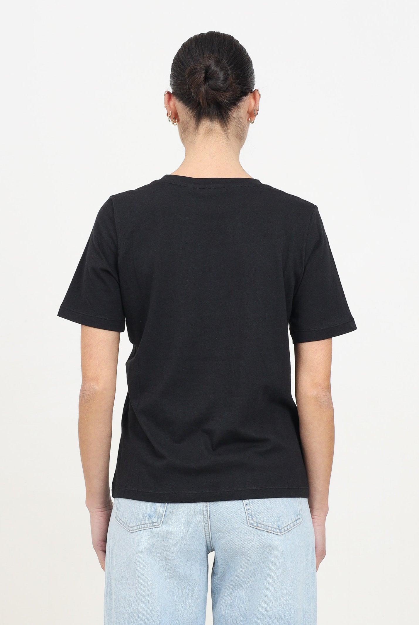 ONLY T-shirt a manica corta nera da donna 15270390 Black ONLY