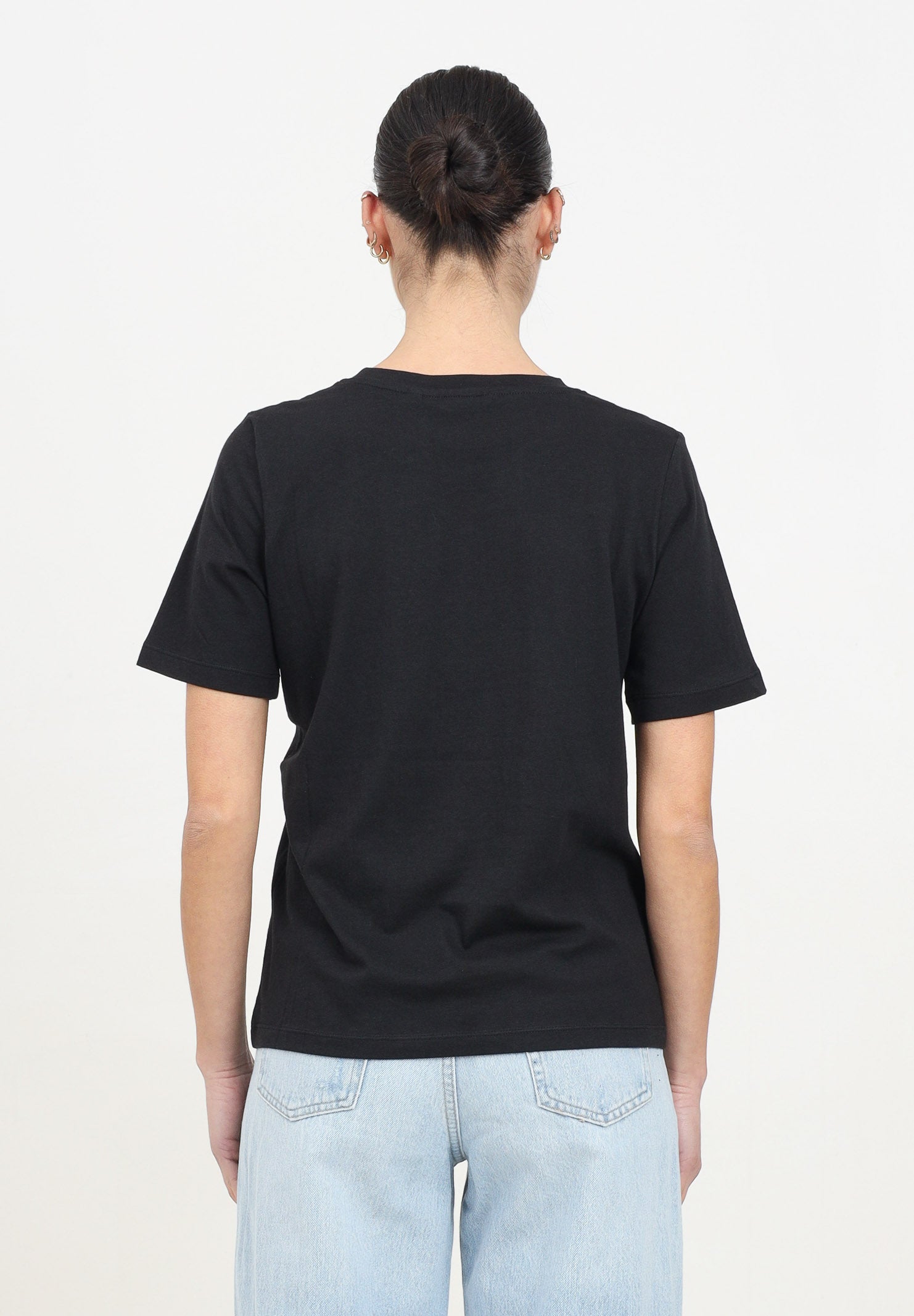 ONLY T-shirt a manica corta nera da donna 15270390 Black ONLY