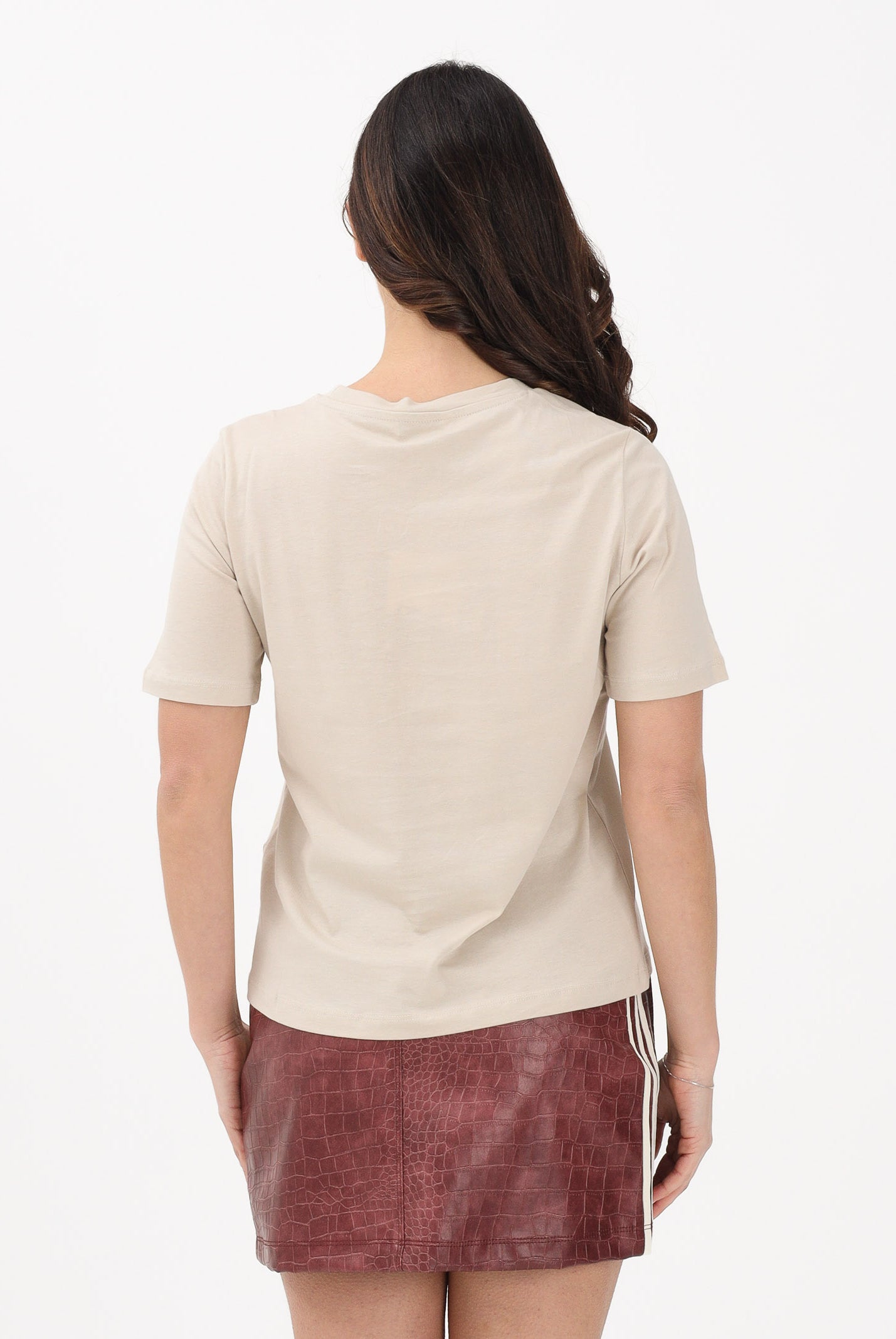 ONLY T-shirt a manica corta beige da donna 15270390 SILI ONLY