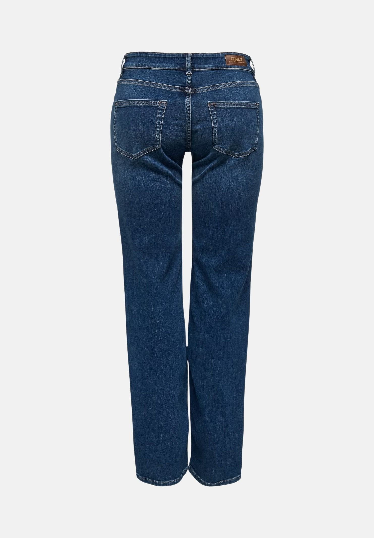 ONLY Jeans ONLBLUSH straight denim lavaggio scuro da donna <BR/>. 15344167 DABL ONLY