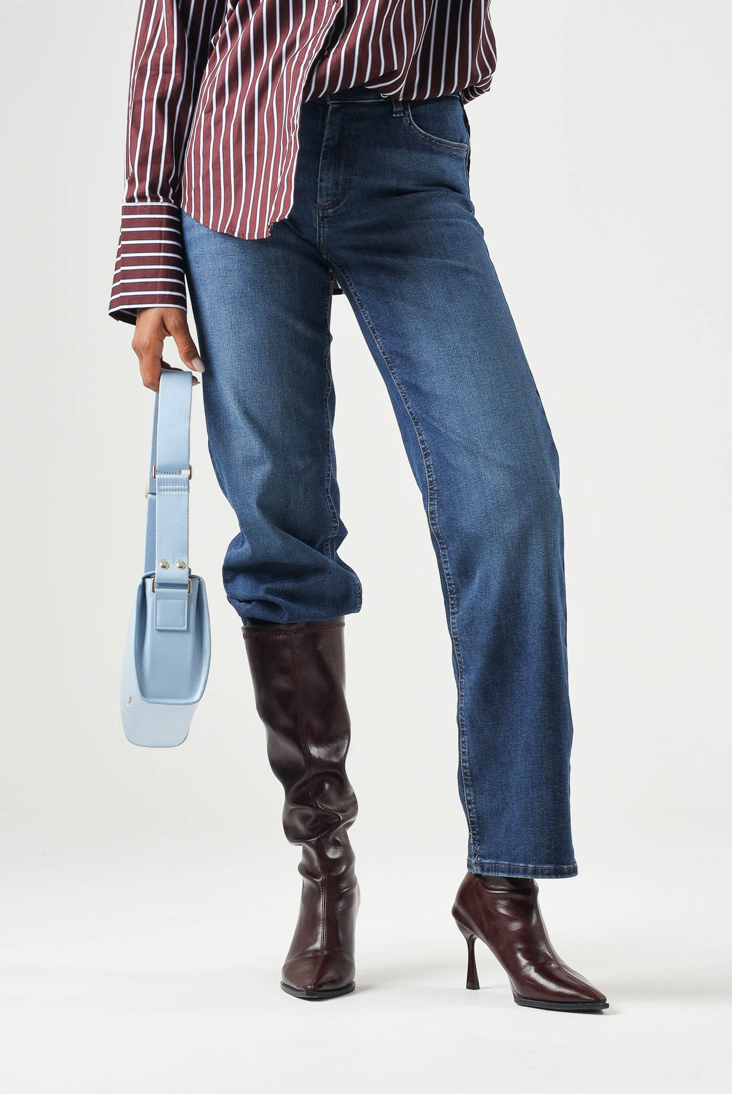 ONLY Jeans ONLBLUSH straight denim lavaggio scuro da donna <BR/>. 15344167 DABL ONLY