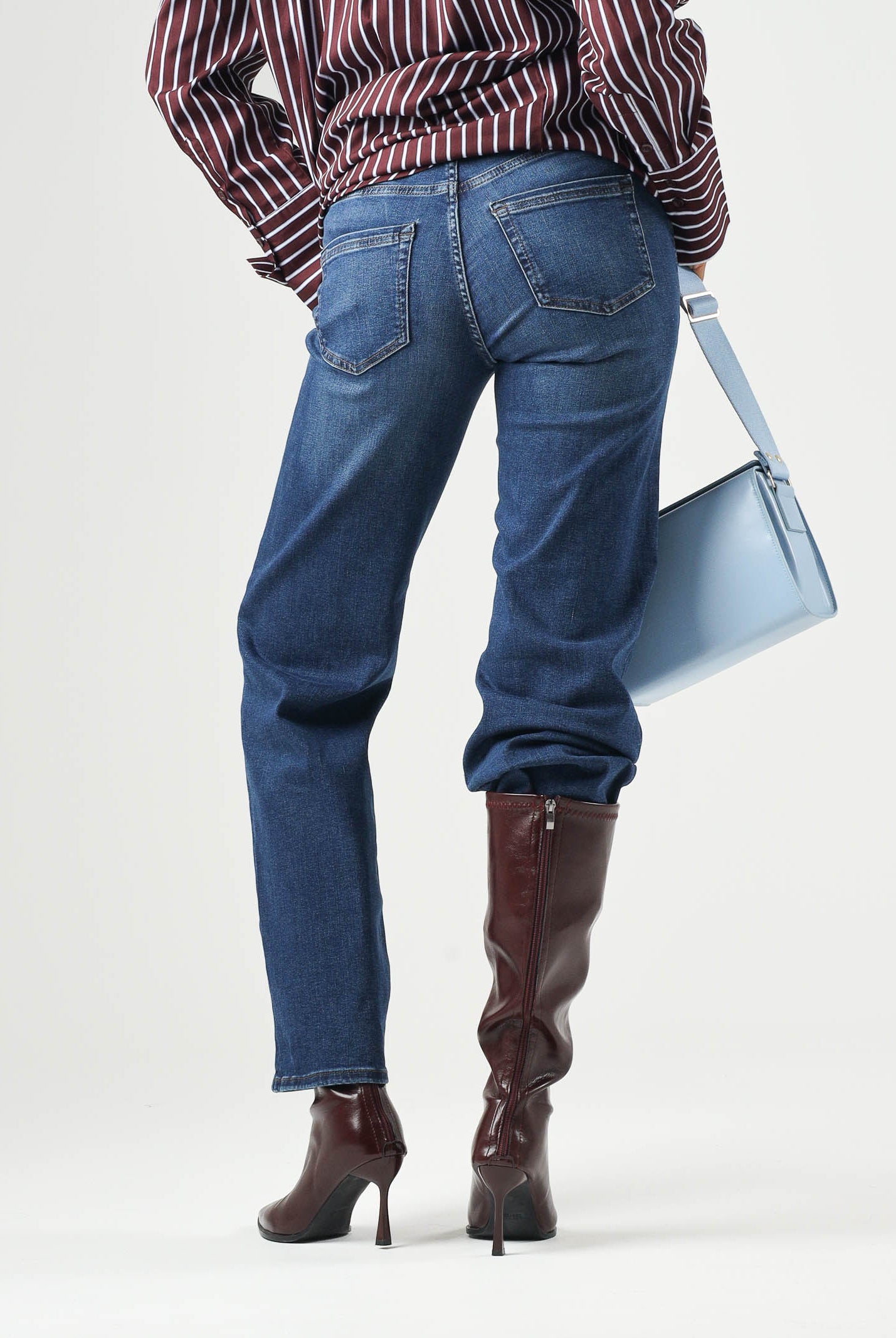 ONLY Jeans ONLBLUSH straight denim lavaggio scuro da donna <BR/>. 15344167 DABL ONLY
