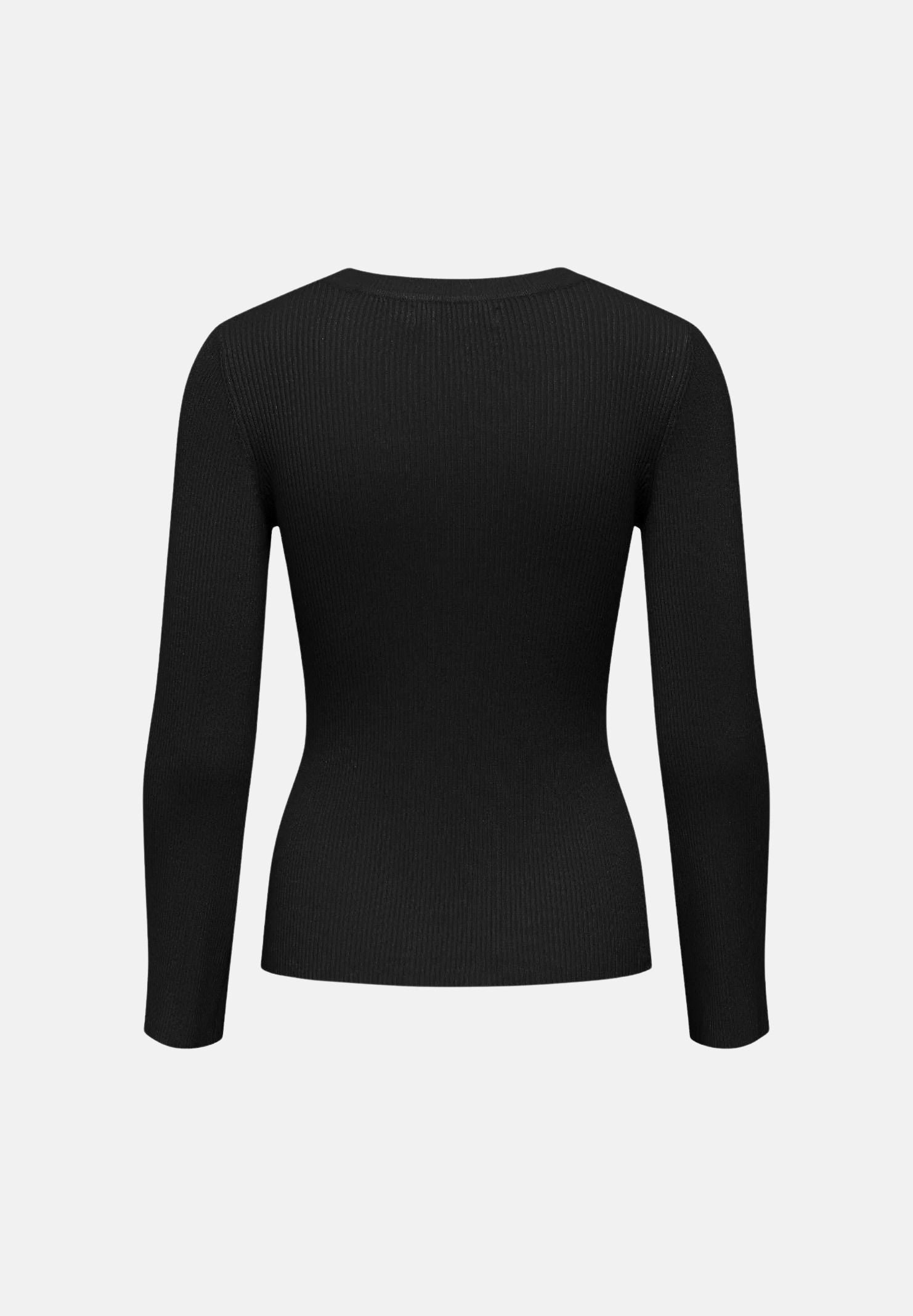 ONLY Pullover NATASCHA birch silver nero da donna con applicazioni gioiello<BR/> 15350822 BLSI ONLY