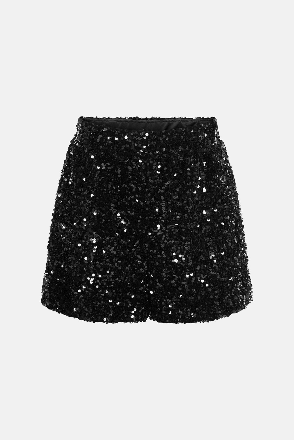 ONLY Shorts ONLCONFIDENCE NEW SEQUINS nero da donna con paiettes applicate 15360164 BLDTS ONLY