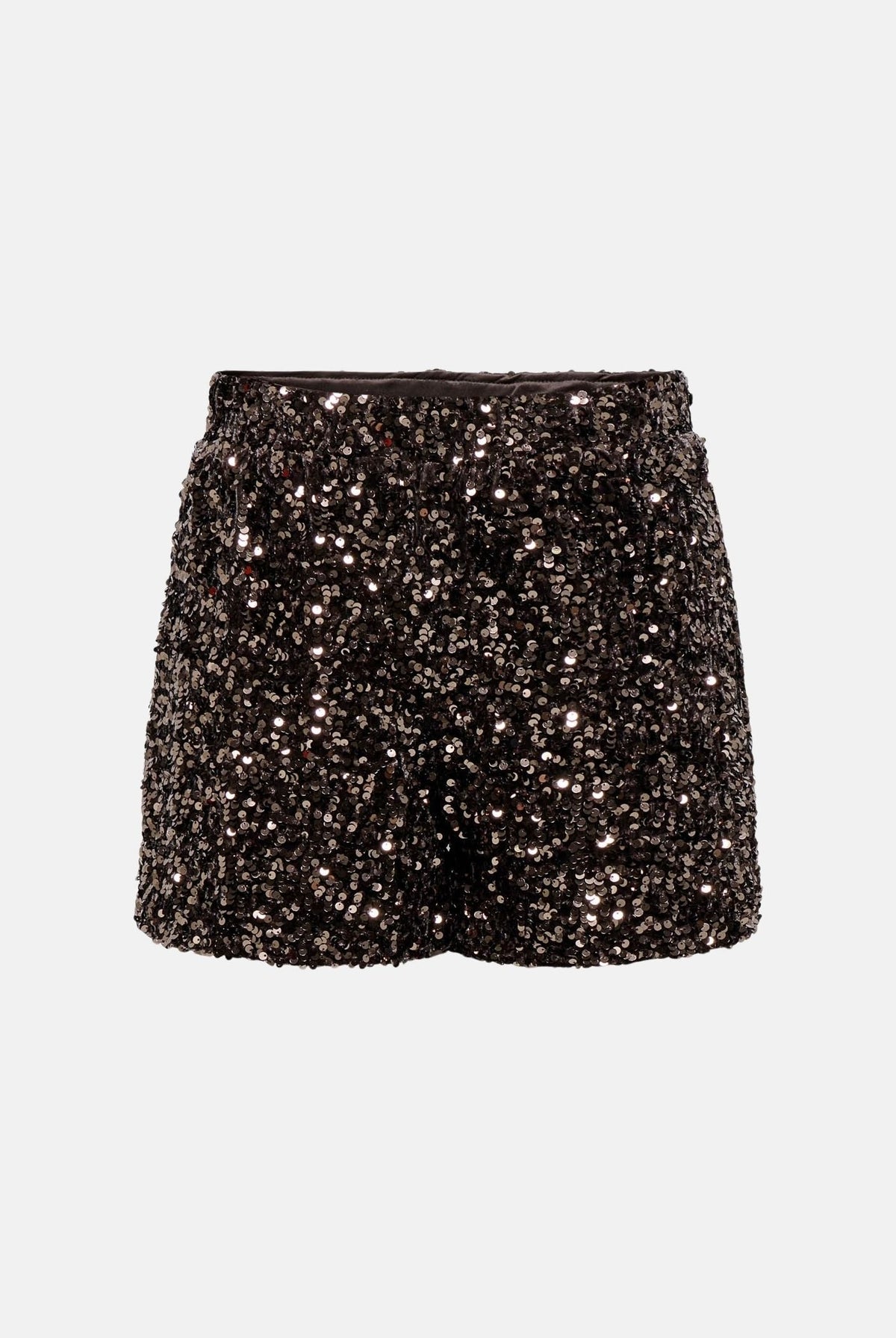 ONLY Shorts ONLCONFIDENCE NEW SEQUINS chocolate torte marrone cioccolato da donna con paiettes applicate 15360164 CHTO ONLY