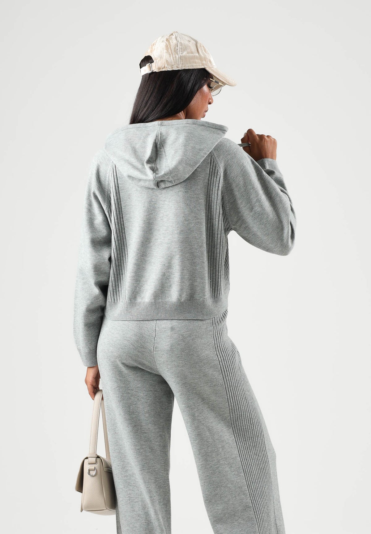 ONLY Maglia con cappucio ONLMALOU grigio da donna 15374935 MEGR ONLY