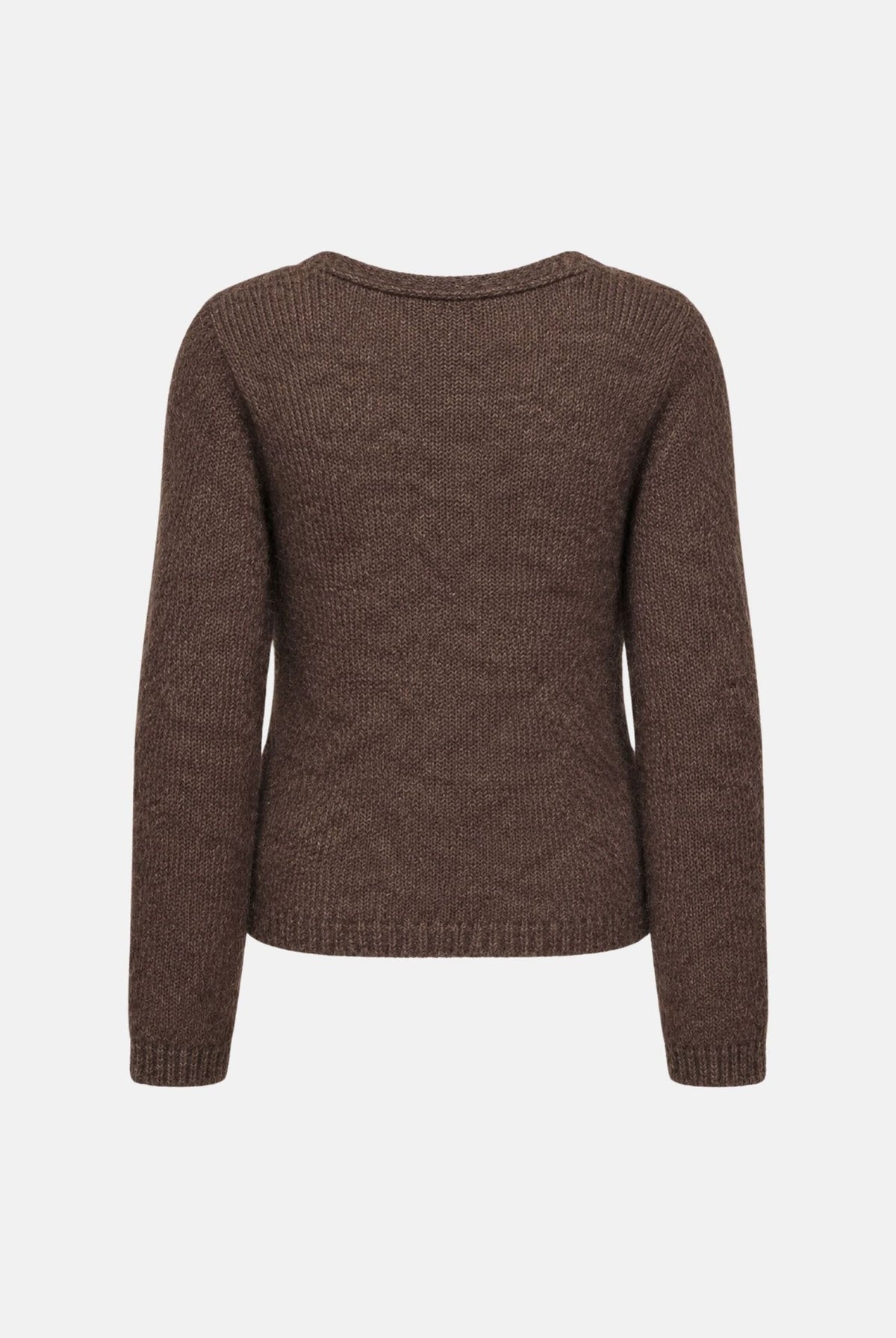 ONLY Maglione scollo a V ONLMAGGIE Coffee Bean- marrone caffè da donna. 15375129 COBE ONLY