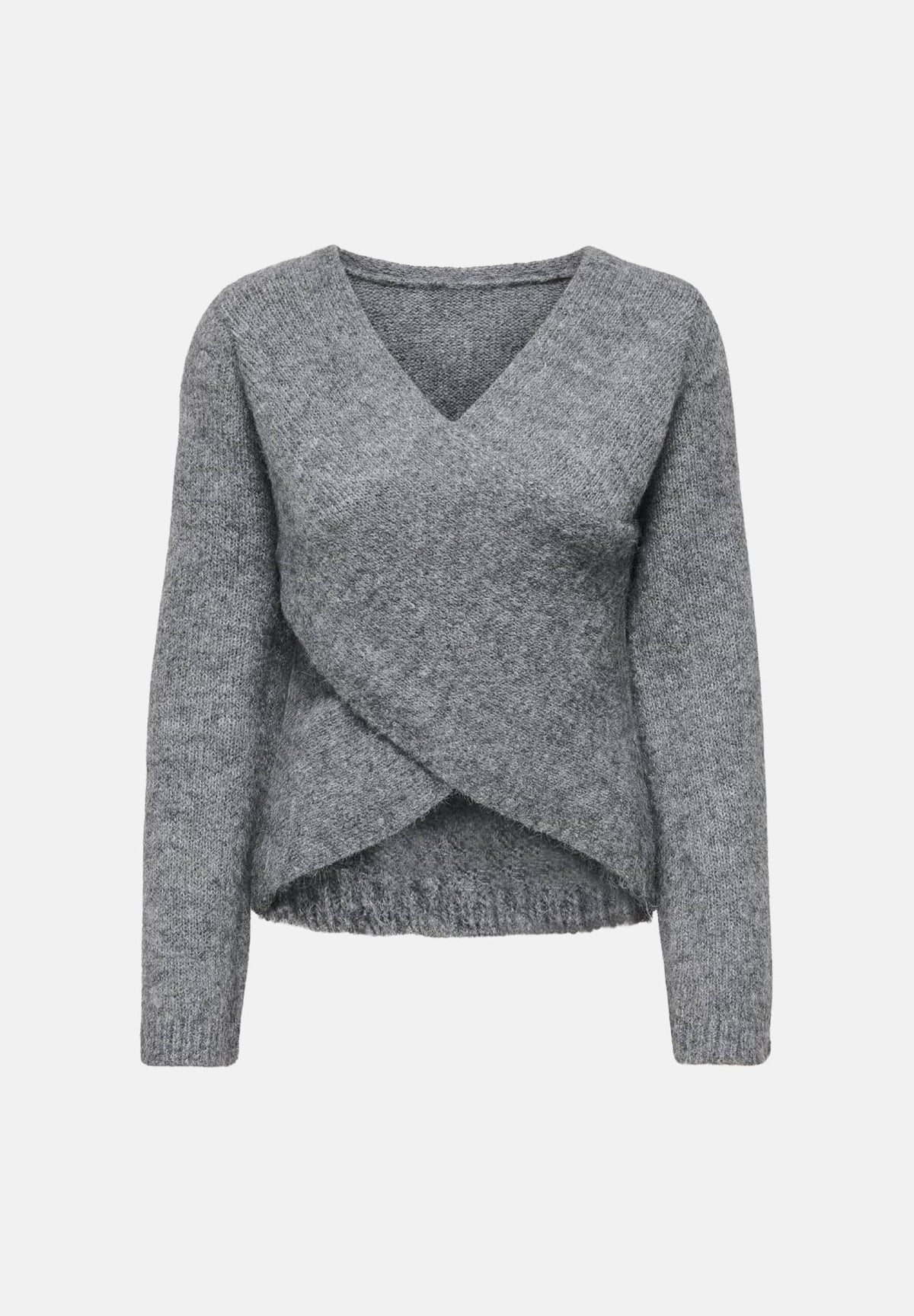 ONLY Maglione scollo a V ONLMAGGIE grigio da donna. 15375129 MEGR ONLY