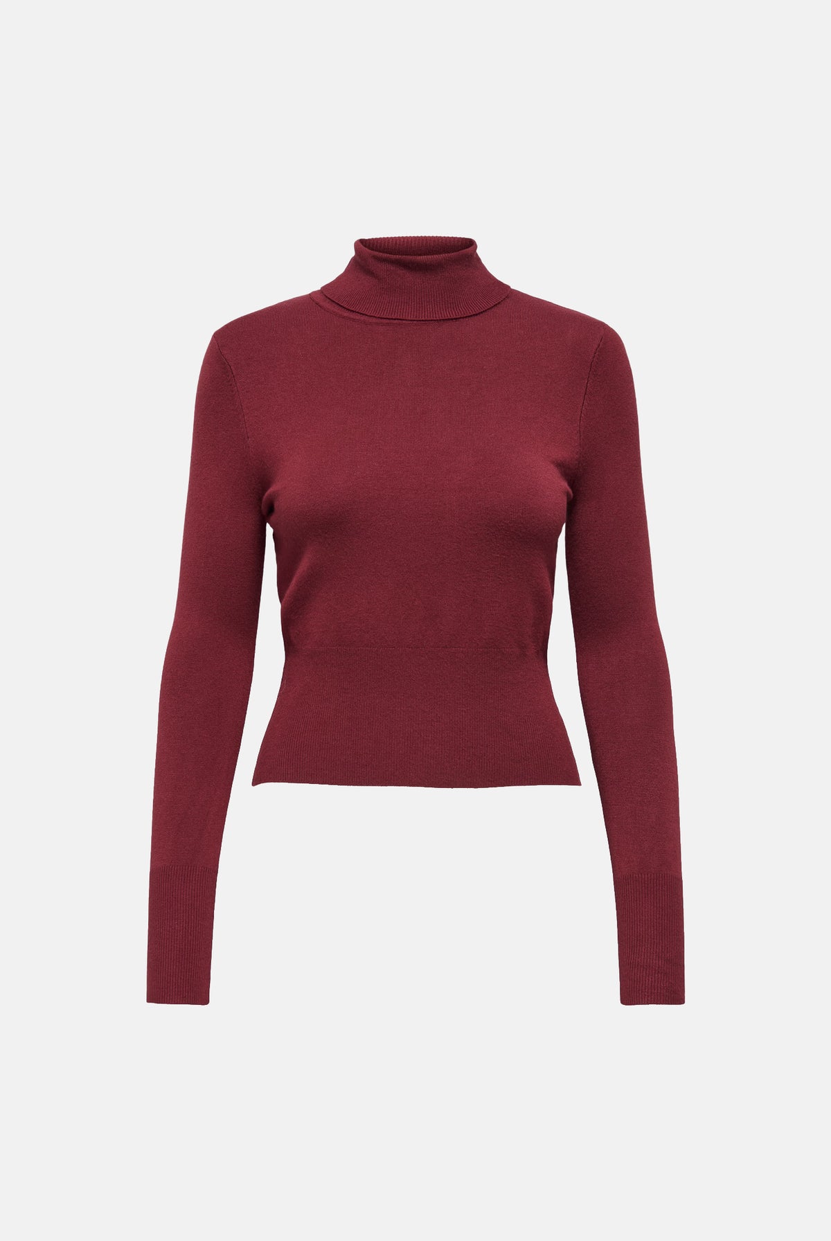 ONLY Dolcevita a collo alto rosso da donna in tessuto morbido 15378350 CA ONLY