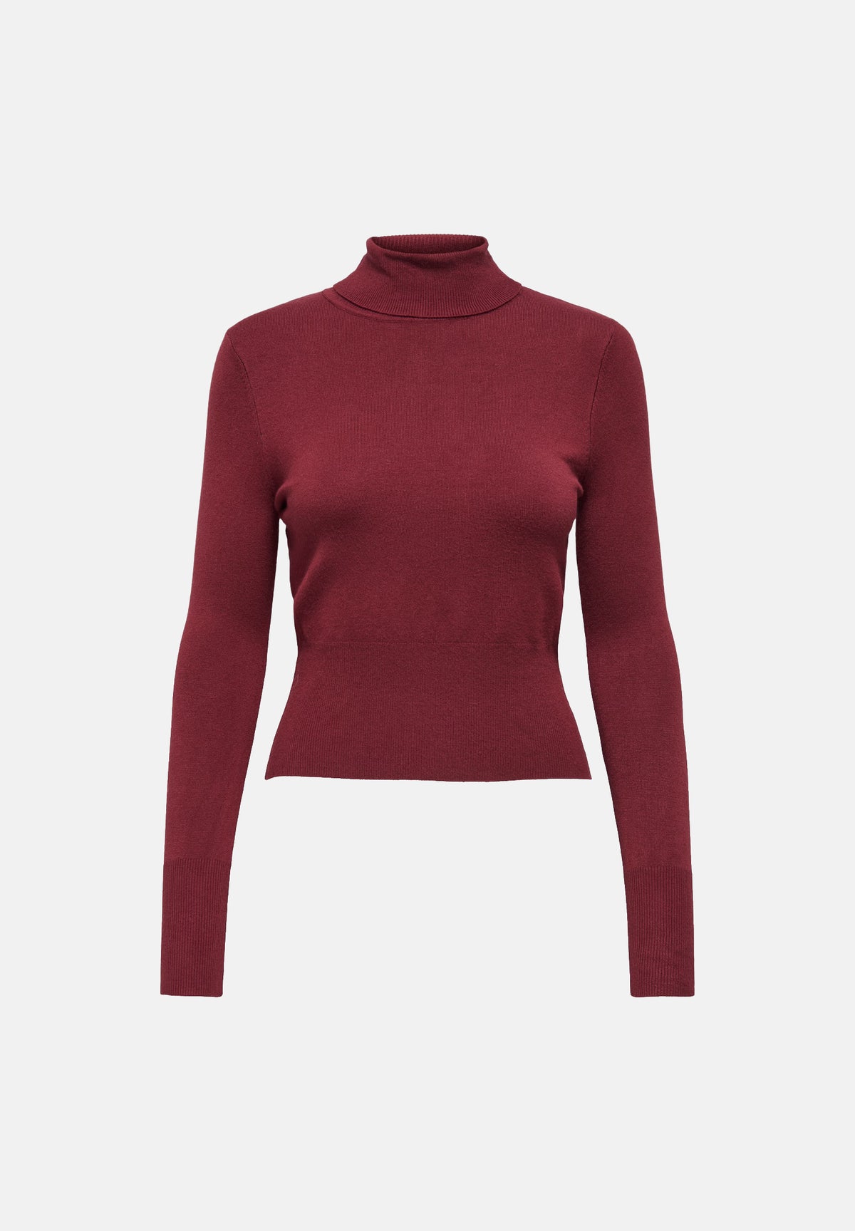 ONLY Dolcevita a collo alto rosso da donna in tessuto morbido 15378350 CA ONLY