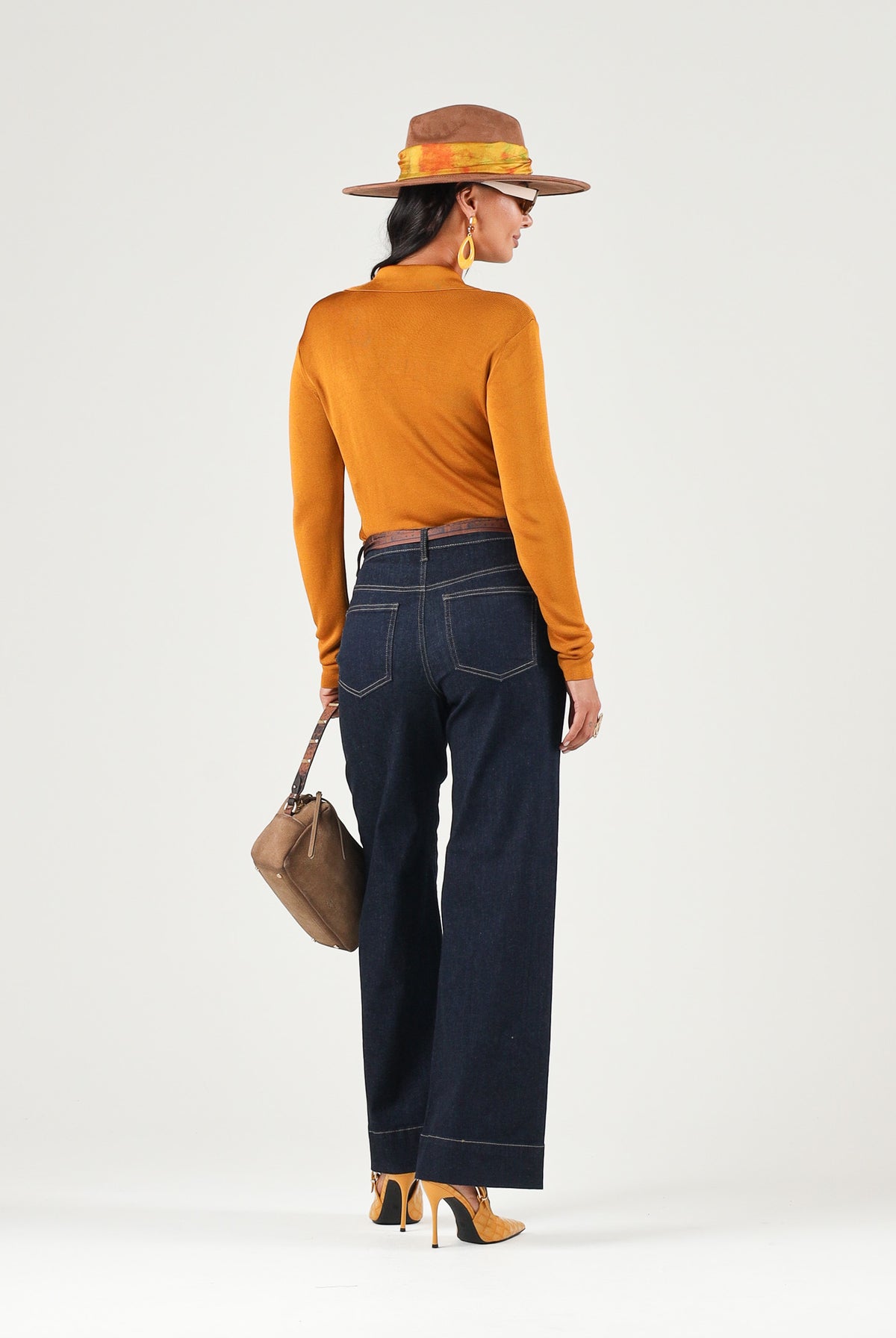 ONLY Jeans ONLZOE WIDE BELT denim blu da donna 15379805 DABL ONLY