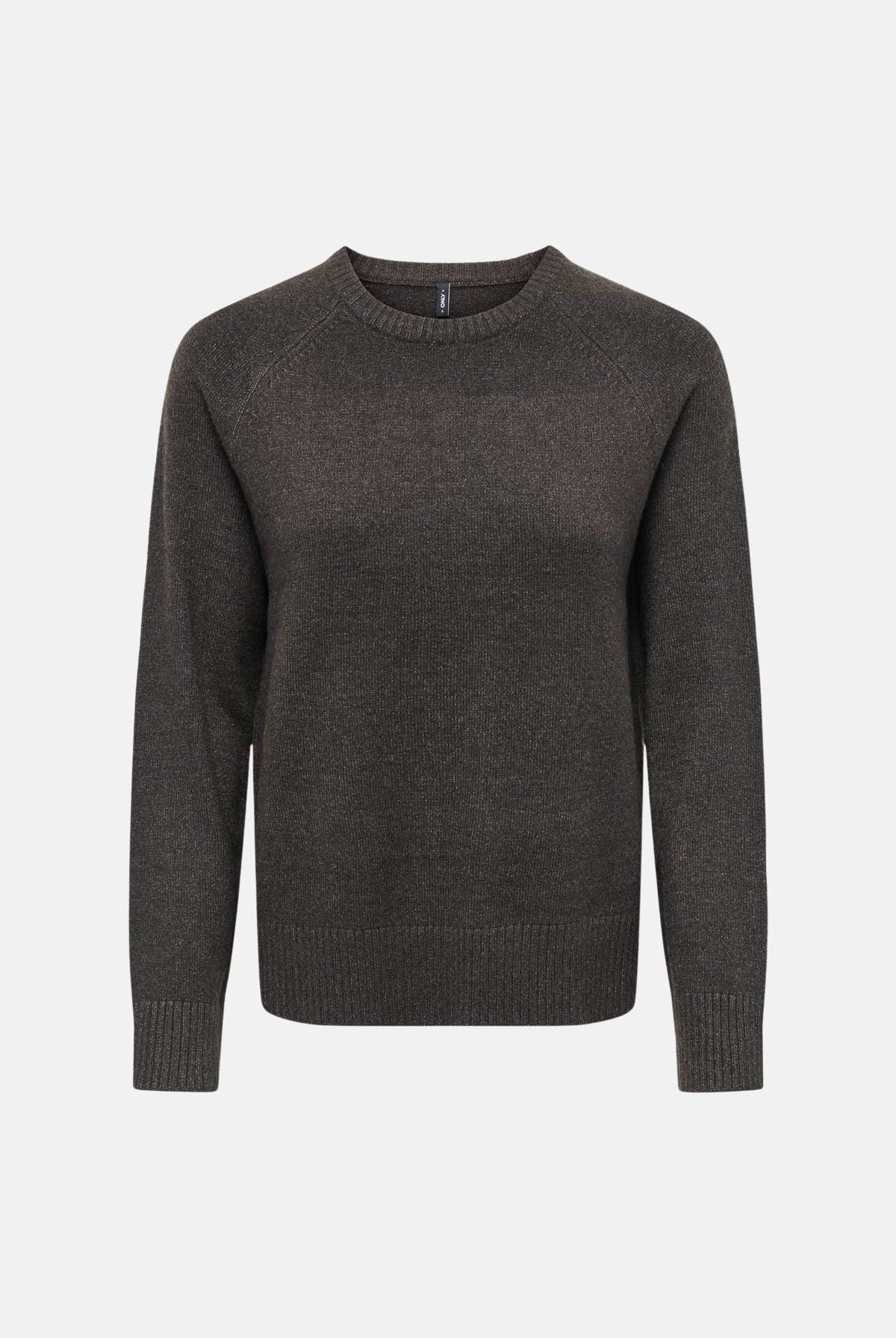 ONLY Maglioncino ONLPRINCESS marrone da donna con maniche raglan e finiture elasticizzate a costine 15381869 CHTO ONLY