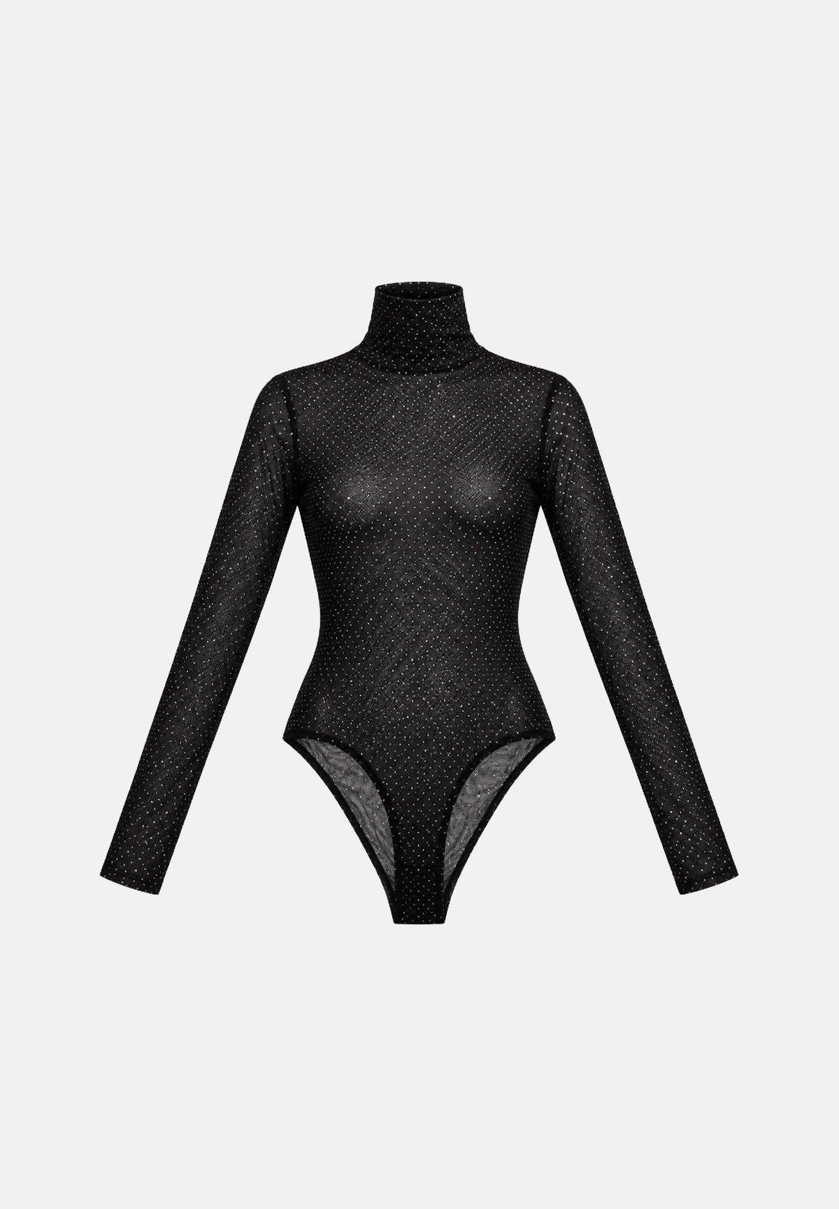 ONLY Body manica lunga ONLOPUS LS GLITTER nero da donna 15384894 BLSI ONLY