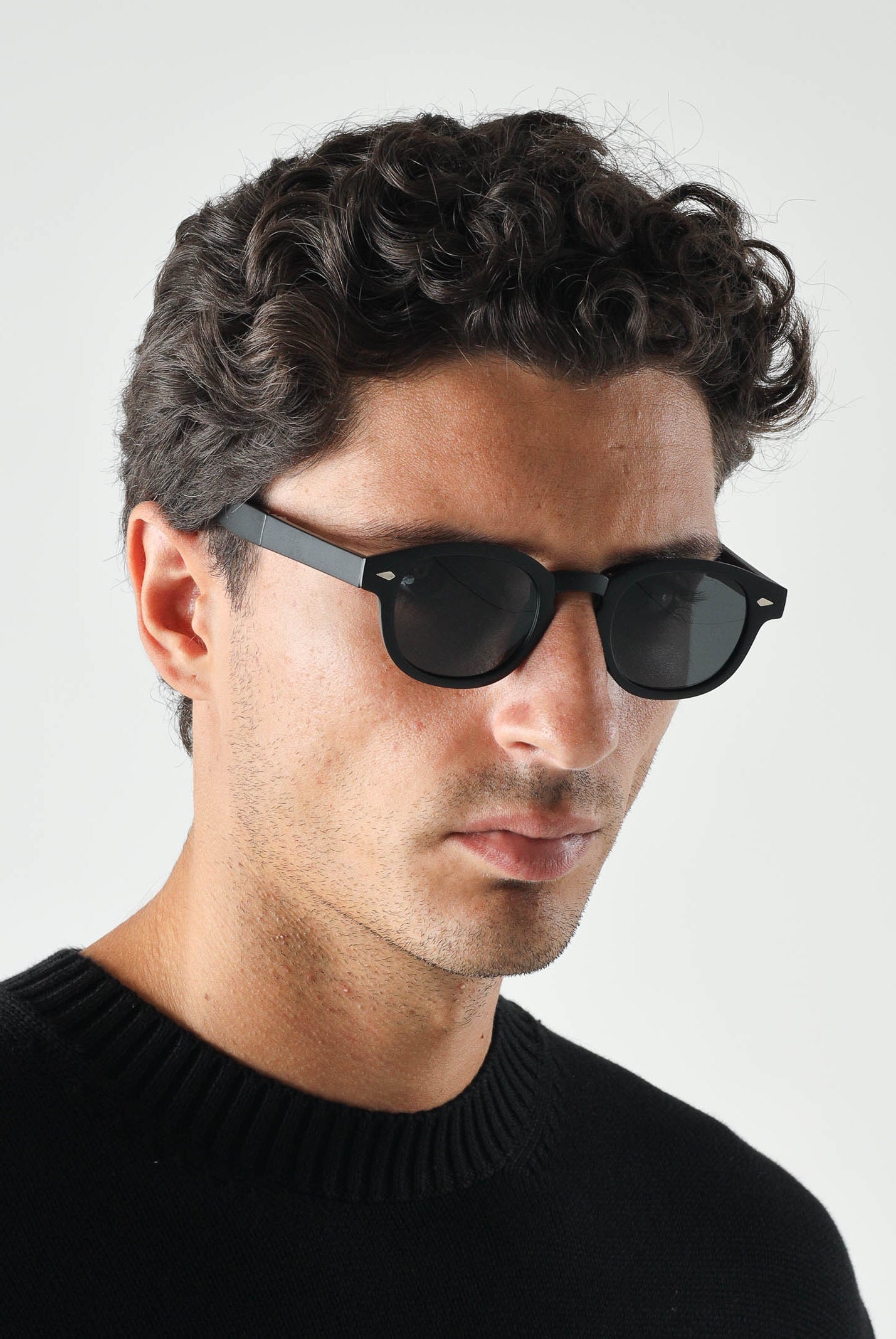OS SUNGLASSES Occhiali da sole BERLINO, nero, per uomo e donna con struttura richiudibile OS107-2 C01 OS SUNGLASSES