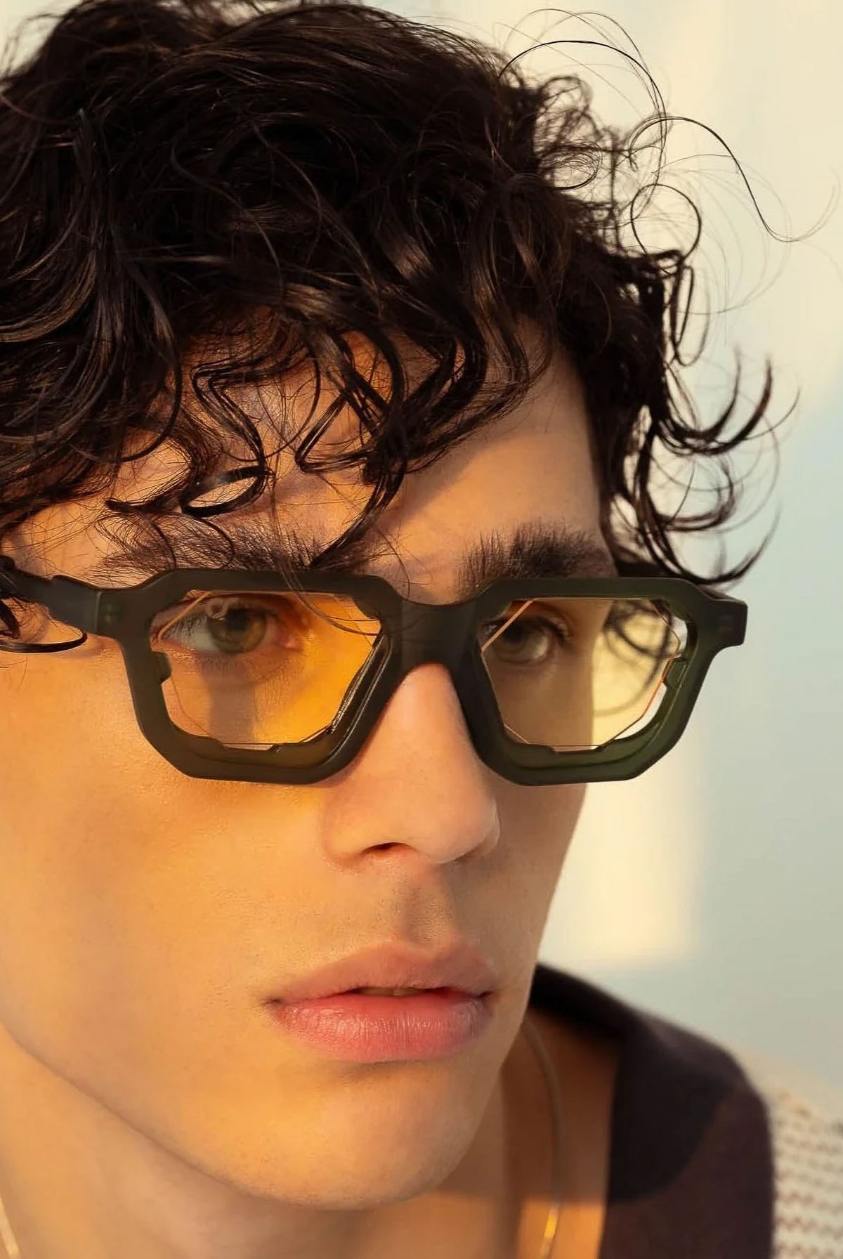 OS SUNGLASSES Occhiali da sole BOSTON 2.0 verde per uomo e donna con montatura geometrica in acetato OS2046 C03 OS SUNGLASSES