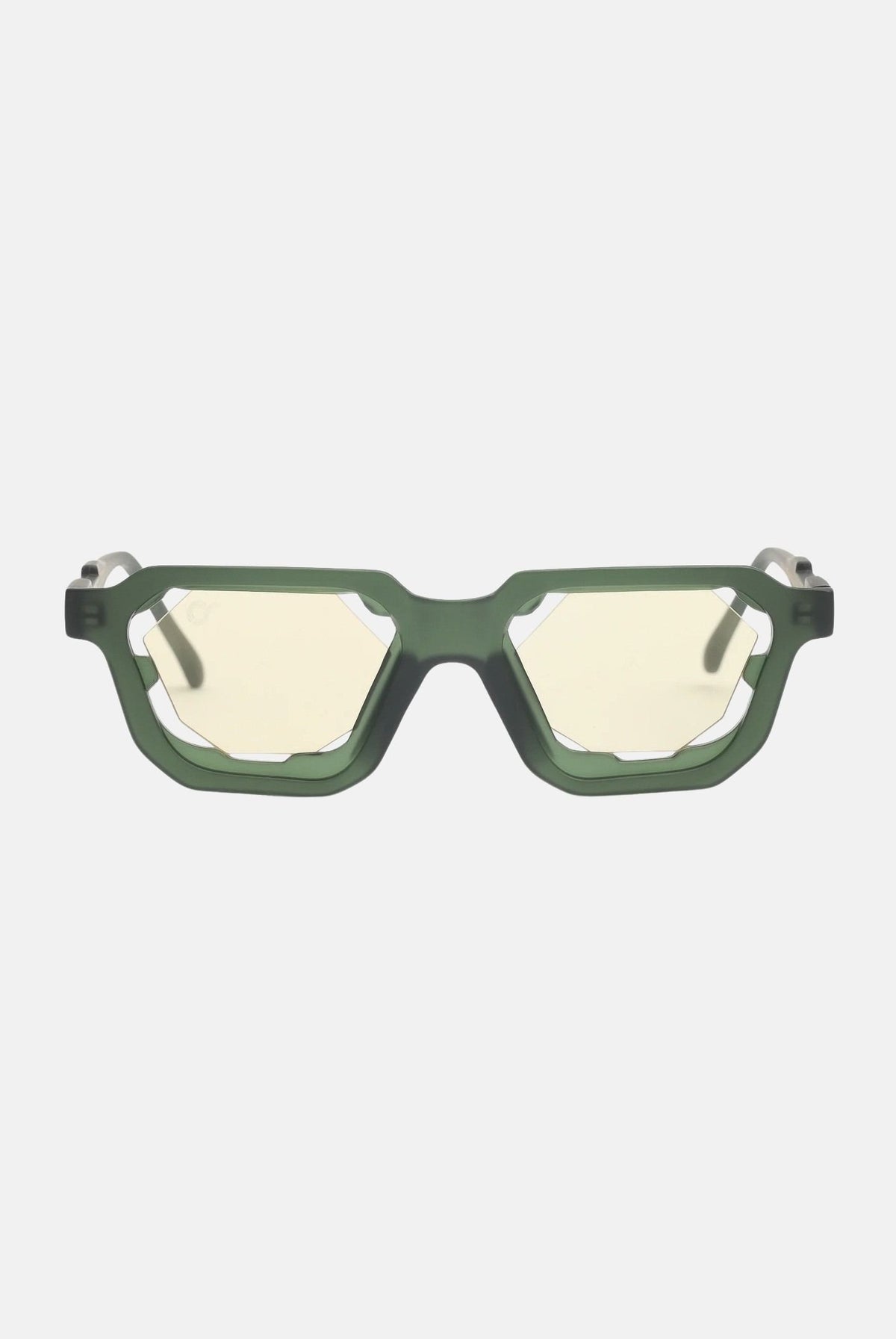 OS SUNGLASSES Occhiali da sole BOSTON 2.0 verde per uomo e donna con montatura geometrica in acetato OS2046 C03 OS SUNGLASSES