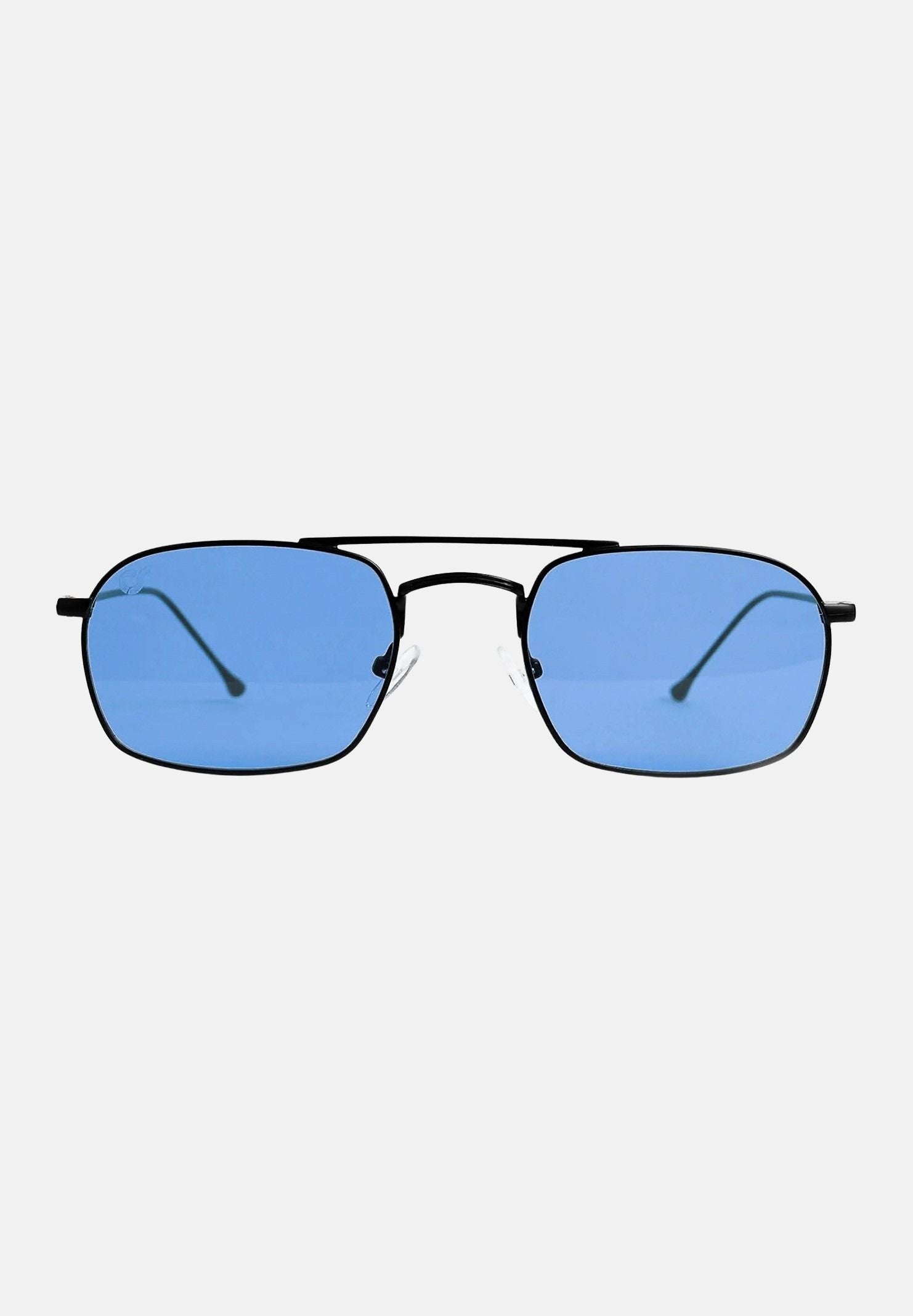 OS SUNGLASSES Occhiali da sole RIO per uomo e donna con lenti rettangolari azzurre OS2055 C02 OS SUNGLASSES