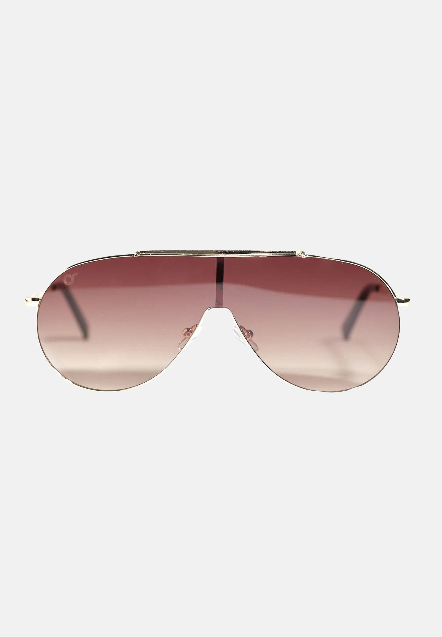 OS SUNGLASSES occhiali da sole DILI, per uomo e donna, con lenti sfumate e silhouette oversize a goccia. OS2060 C04 OS SUNGLASSES
