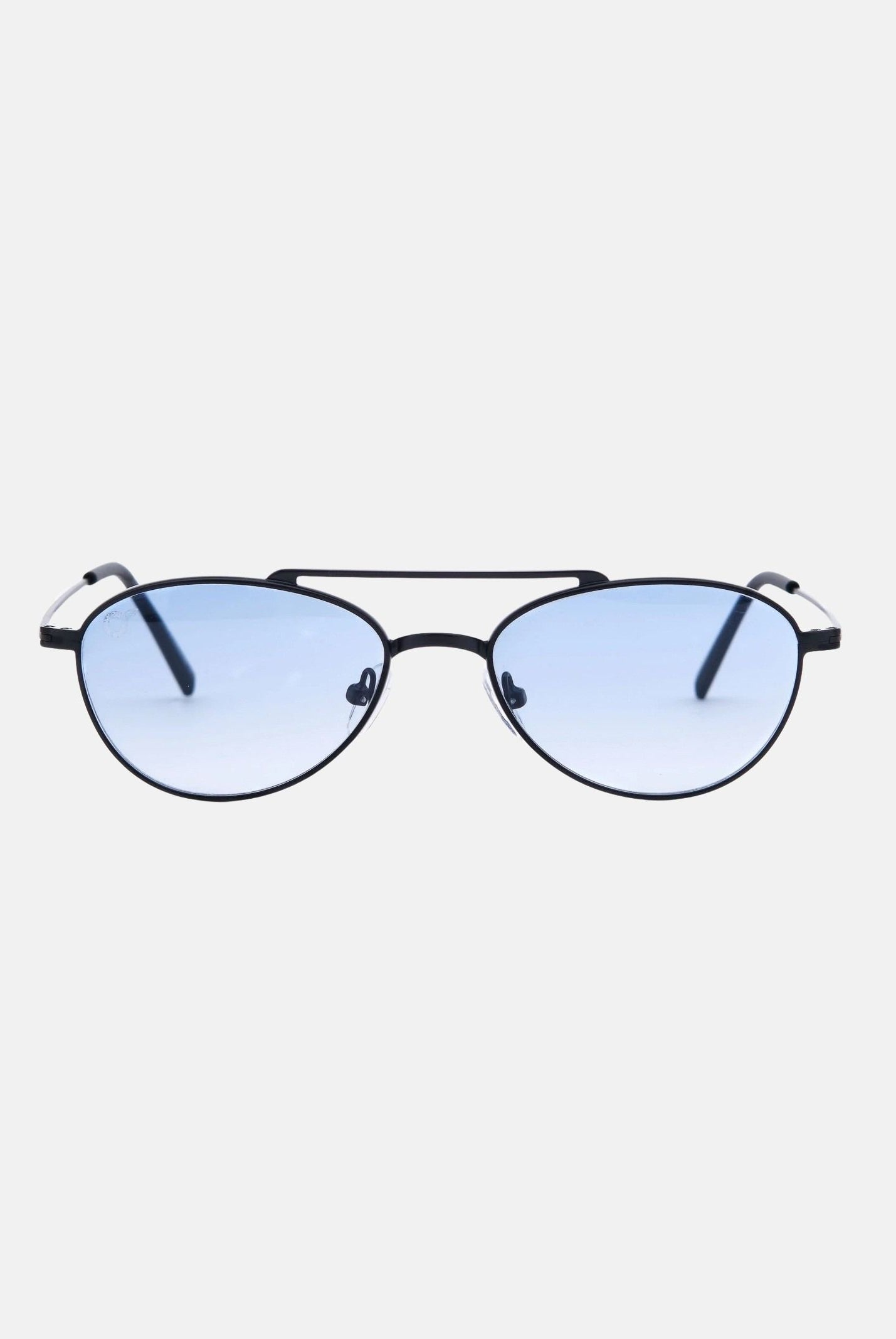 OS SUNGLASSES Occhiali da sole BALI, per uomo e donna, con silhouette aviatore e lenti azzurre. OS2063 C02 OS SUNGLASSES