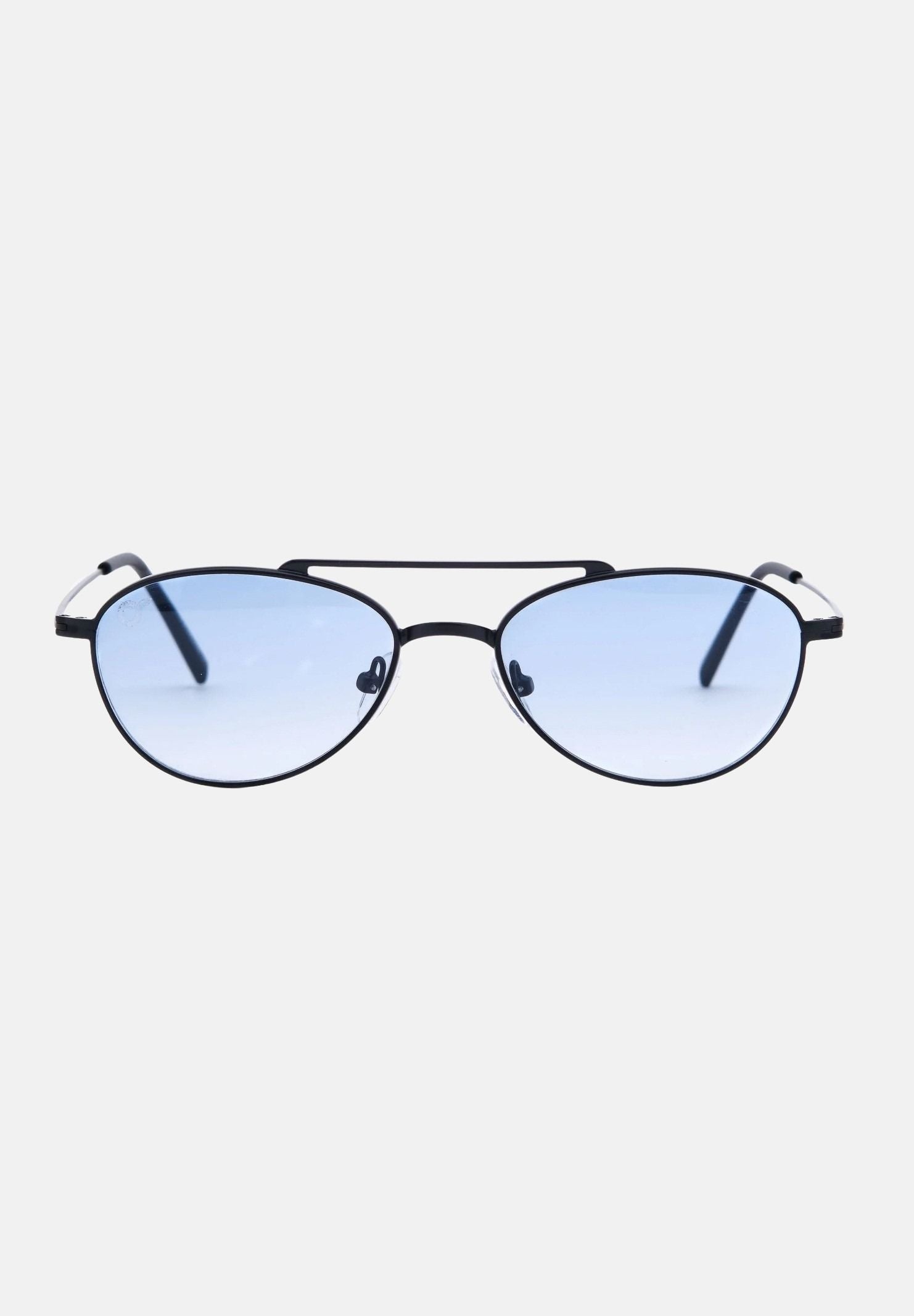 OS SUNGLASSES Occhiali da sole BALI, per uomo e donna, con silhouette aviatore e lenti azzurre. OS2063 C02 OS SUNGLASSES