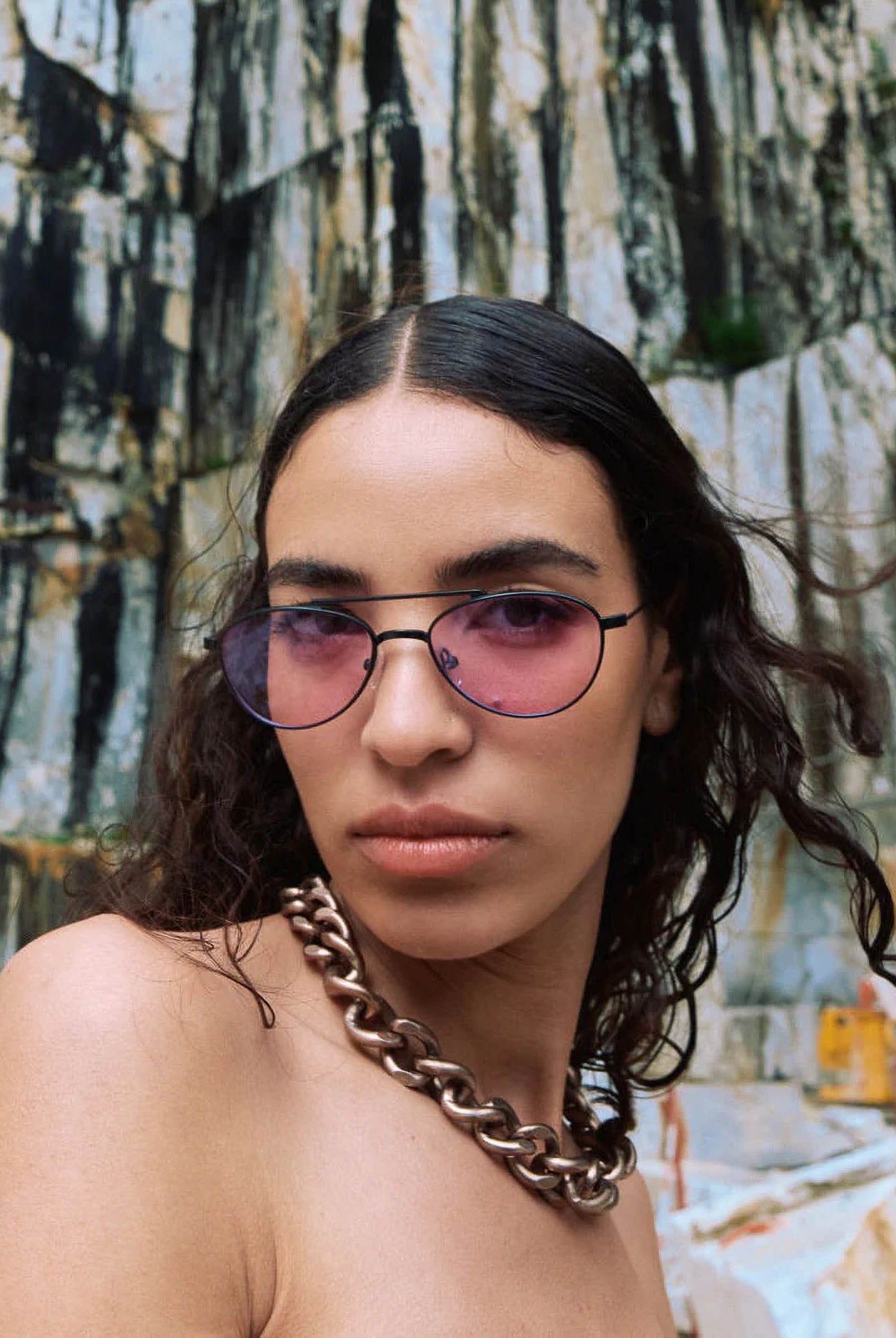 OS SUNGLASSES occhiali da sole BALI, per uomo e donna, con montatura aviatore e lenti viola. OS2063 C03 OS SUNGLASSES