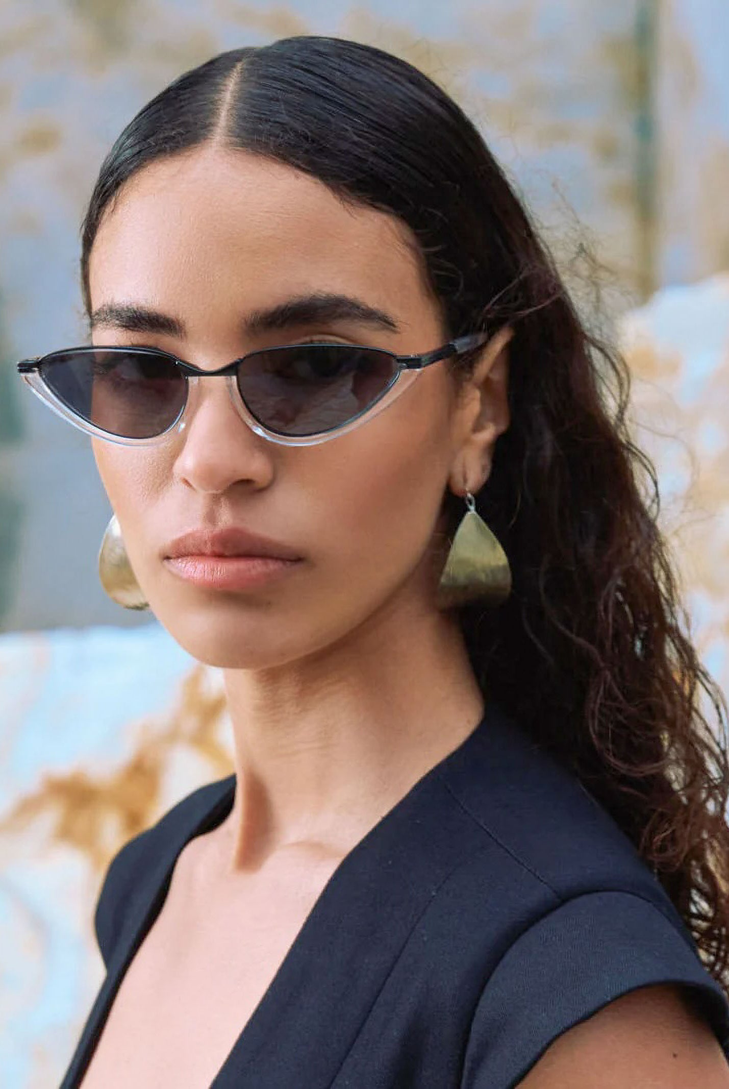 OS SUNGLASSES Occhiali da sole MONTECARLO, per uomo e donna <BR/> con silhouette cat-eye e design a tinta unita.<BR/> OS2064 C02 OS SUNGLASSES