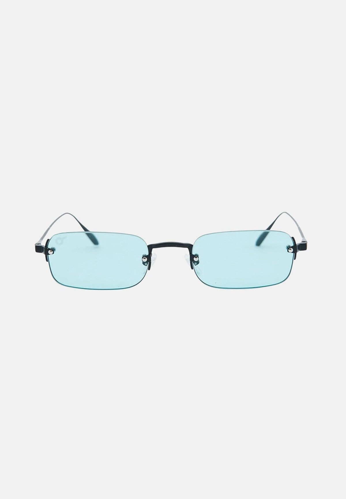OS SUNGLASSES Occhiali da sole VOLOS, per uomo e donna con lenti geometriche celesti. OS2073 C04 OS SUNGLASSES