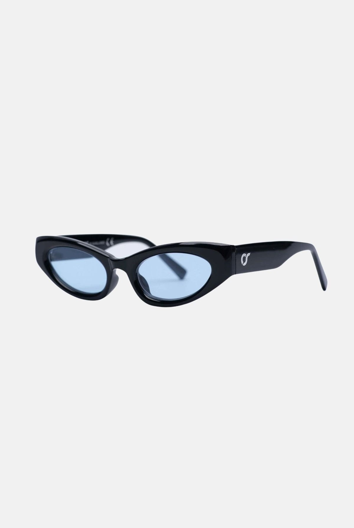 OS SUNGLASSES Occhiali da sole SUVA blu per uomo e donna con montatura affusolata a gatto e lenti azzurre trasparenti. OS3001 C04 OS SUNGLASSES