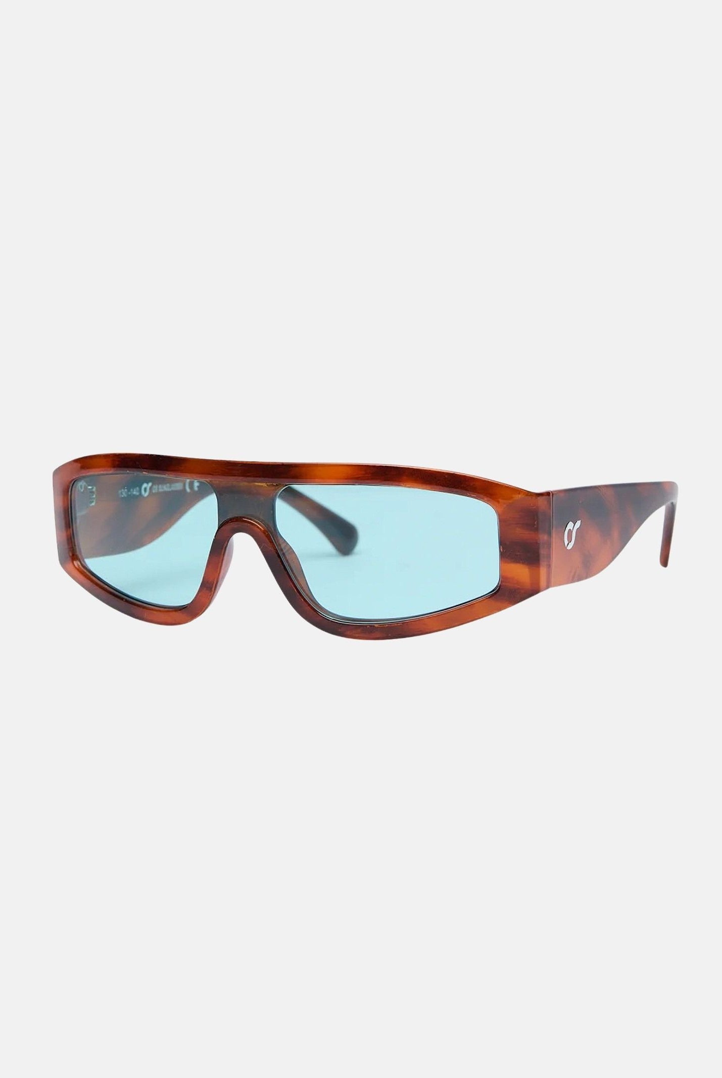 OS SUNGLASSES Occhiali da sole CASABLANCA, Havana con lenti blu, uomo donna. OS3006 C03 OS SUNGLASSES