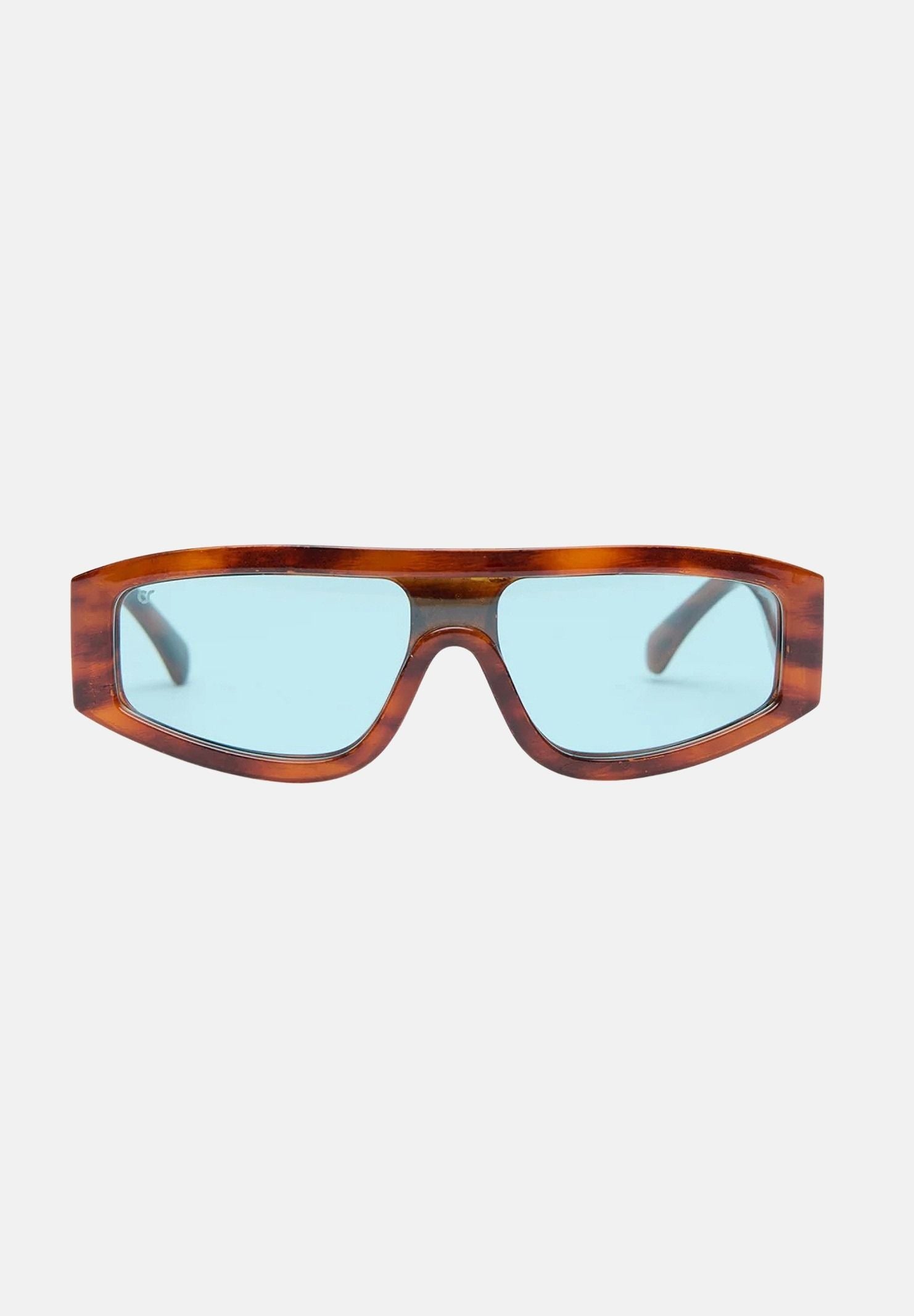 OS SUNGLASSES Occhiali da sole CASABLANCA, Havana con lenti blu, uomo donna. OS3006 C03 OS SUNGLASSES