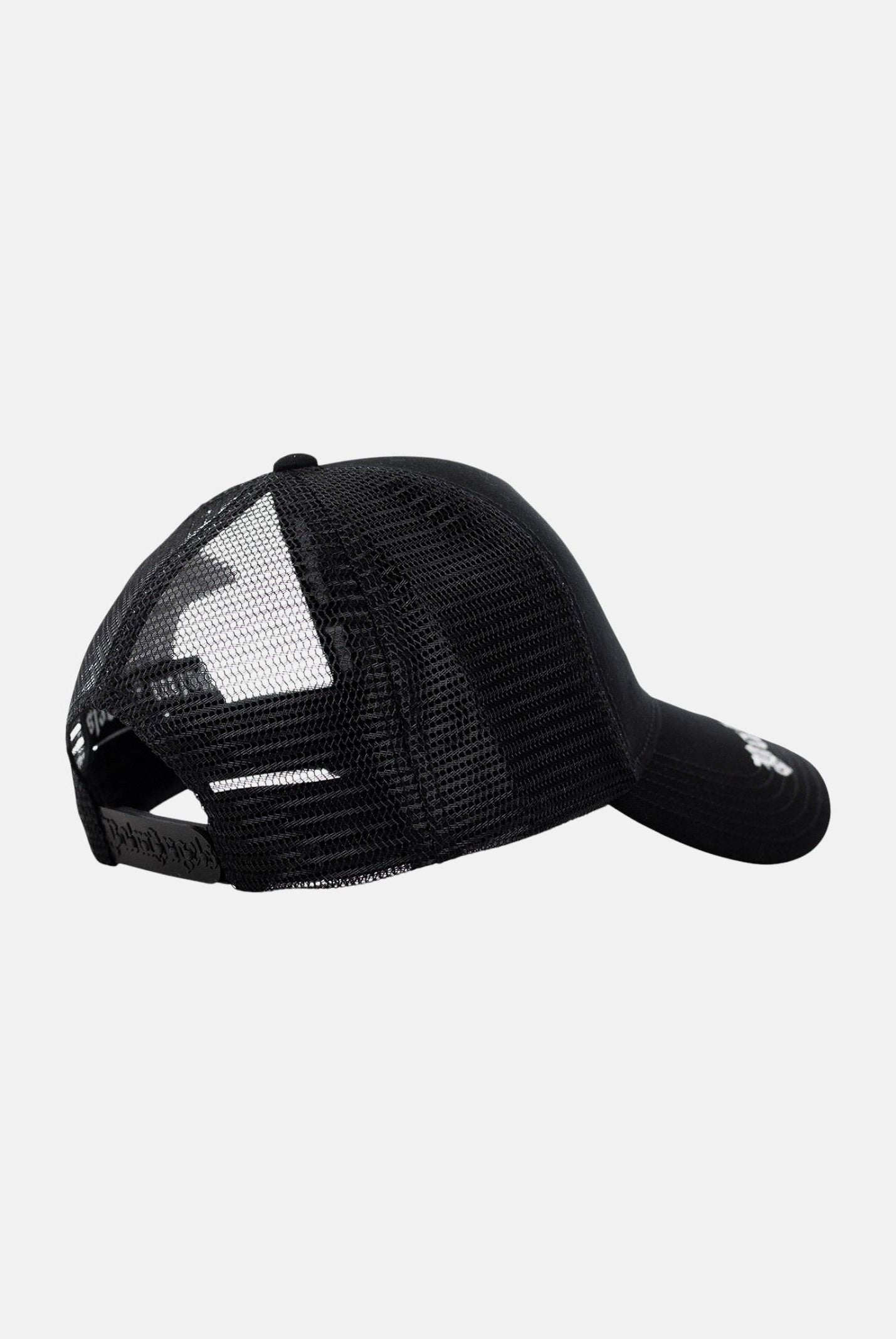 PALM ANGELS Cappello con visiera nero per uomo e donna con Teddy e logo BK00CMZ0842 1 PALM ANGELS