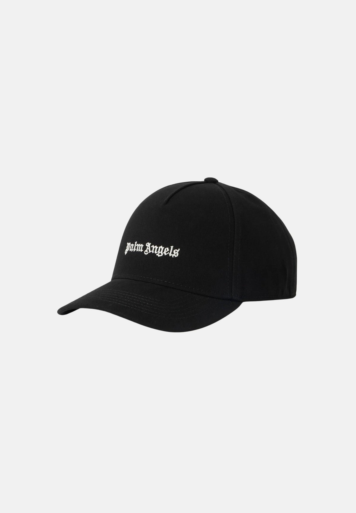 PALM ANGELS Cappello CLASSIC LOGO Black White nero e bianco per uomo e donna, in cotone, con visiera curva e logo ricamato. BL00COZ1113 V1 PALM ANGELS