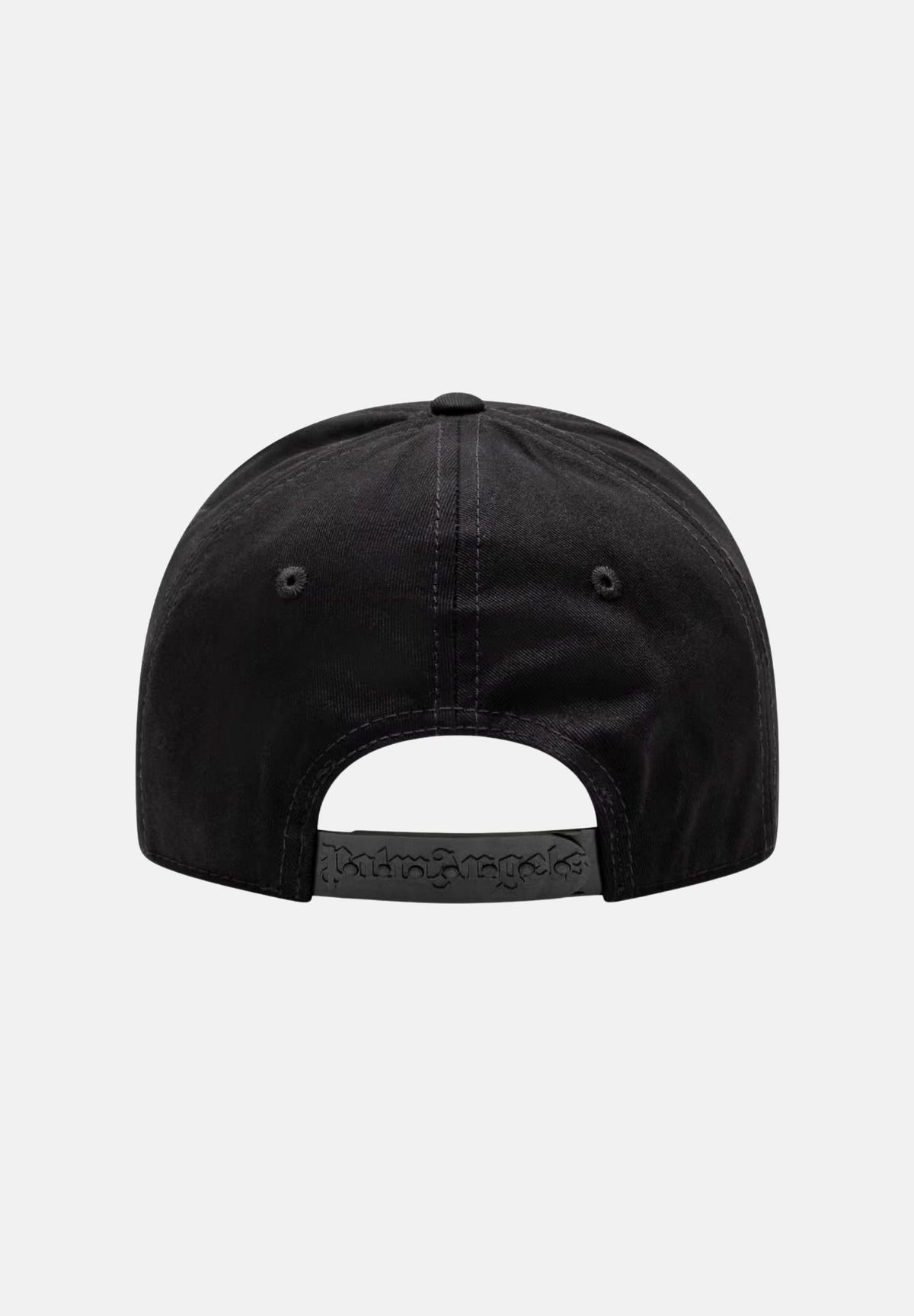 PALM ANGELS Cappello BASEBALL Z1122 Black nero per uomo e donna, con visiera curva e logo gotico a contrasto sul davanti. BL00COZ1122 V3 PALM ANGELS