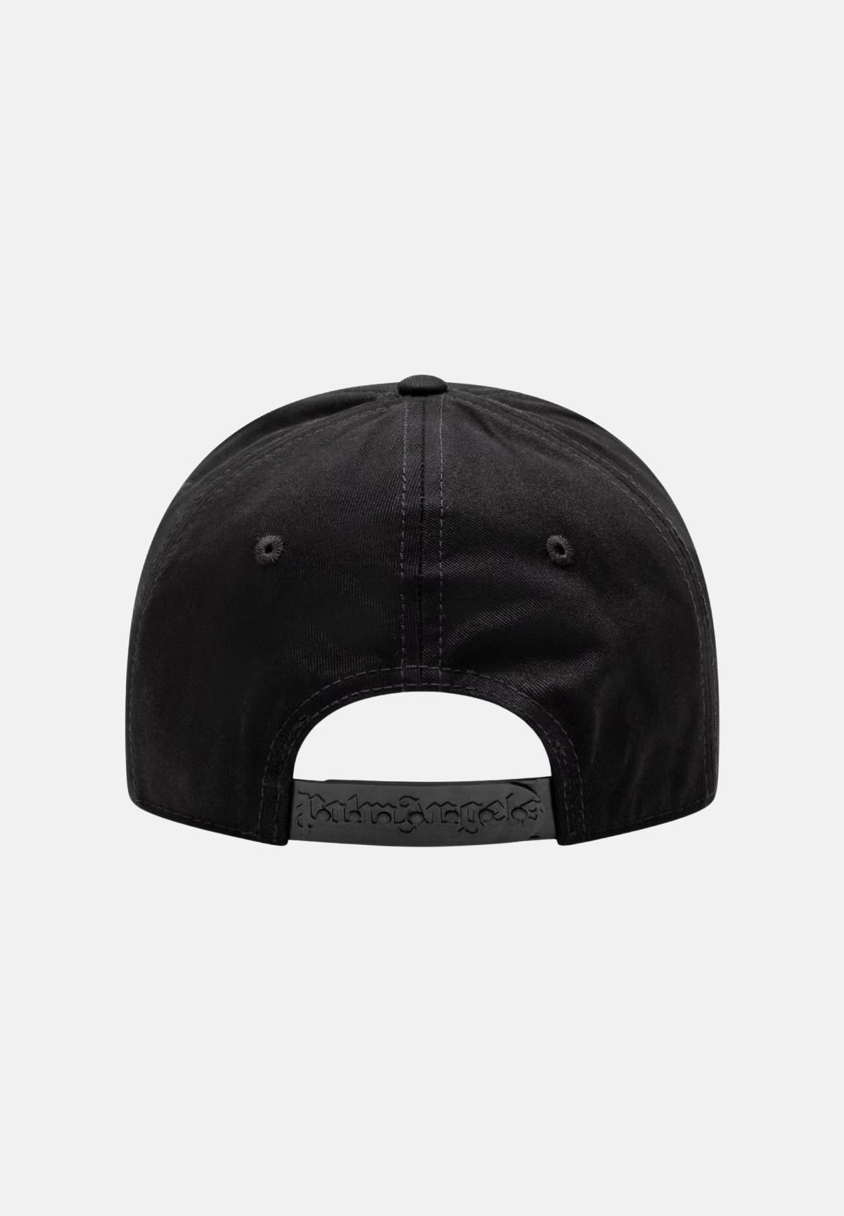 PALM ANGELS Cappello Black Off White nero e bianco per uomo e donna, con visiera curva e palma ricamata sul davanti. BL00COZ1136 V4 PALM ANGELS