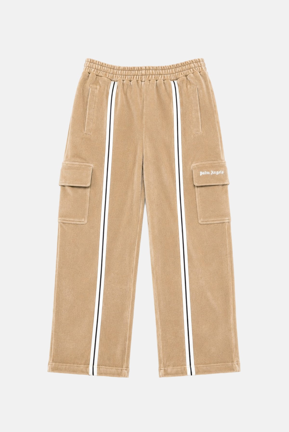 PALM ANGELS Pantaloni CARGO cammello per donna, ragazza e bambina con tasconi laterali a soffietto F6PAJBPA129 178 PALM ANGELS