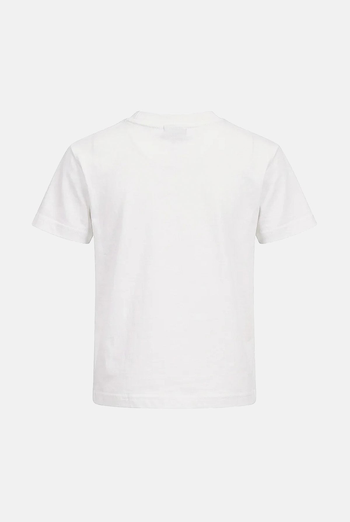 PALM ANGELS T-shirt manica corta LOGO bianca cocco per donna, ragazza e bambina con logo stampato a contrasto. F6PAJBTH017 412 PALM ANGELS