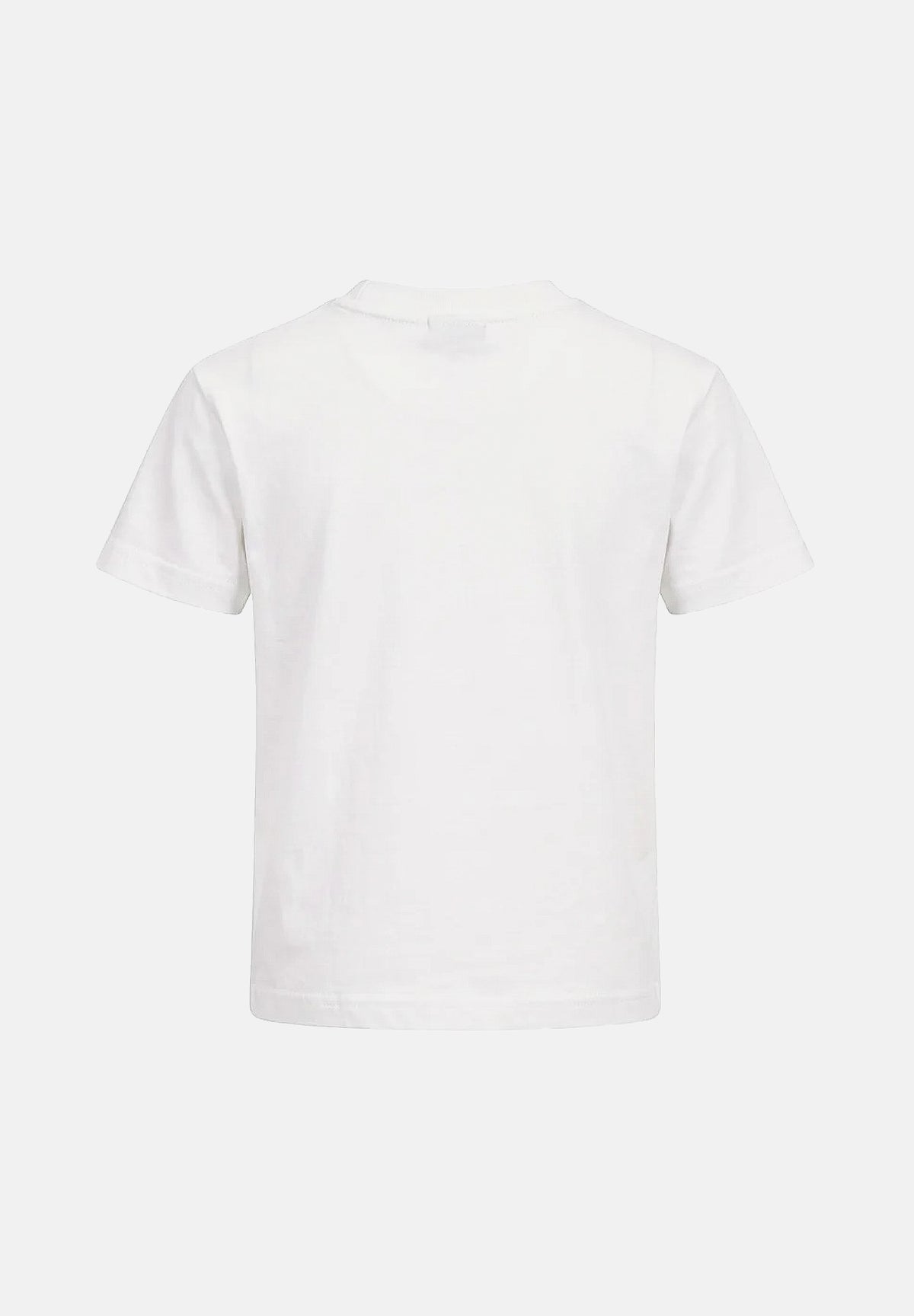 PALM ANGELS T-shirt manica corta LOGO bianca cocco per donna, ragazza e bambina con logo stampato a contrasto. F6PAJBTH017 412 PALM ANGELS