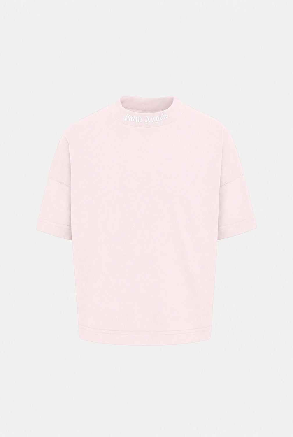 PALM ANGELS T-shirt manica corta OVERSIZED CLASSIC TEE rosa per donna, ragazza e bambina con collo alto e vestibilità ampie F6PAJGTH064 042 PALM ANGELS