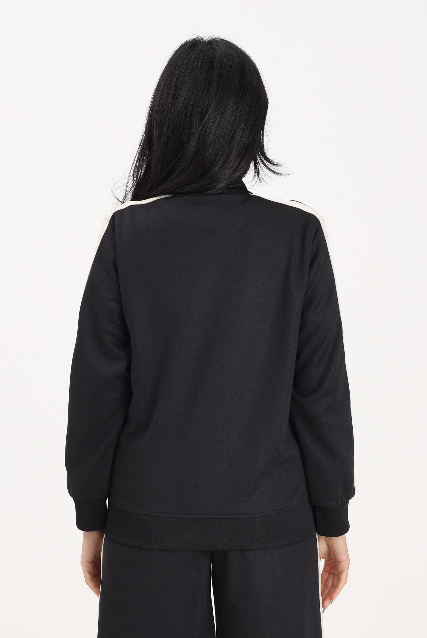 PALM ANGELS Felpa con zip nera per donna, ragazzi e bambini con logo PBBD002S26FAB001 110 PALM ANGELS