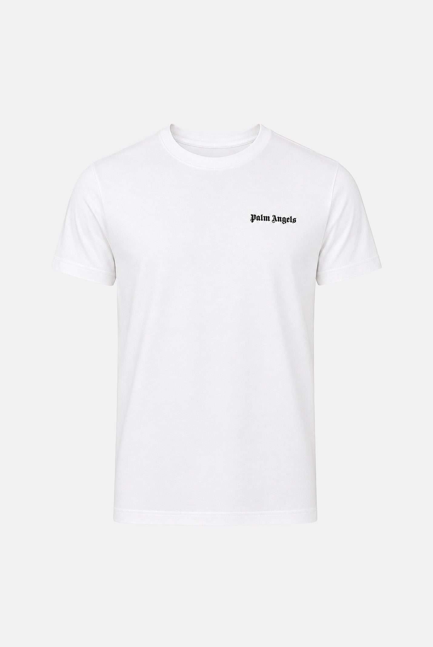 PALM ANGELS T-shirt manica corta white- bianca da uomo con logo minimal sul petto. PLA1UMBTS01BI WH PALM ANGELS