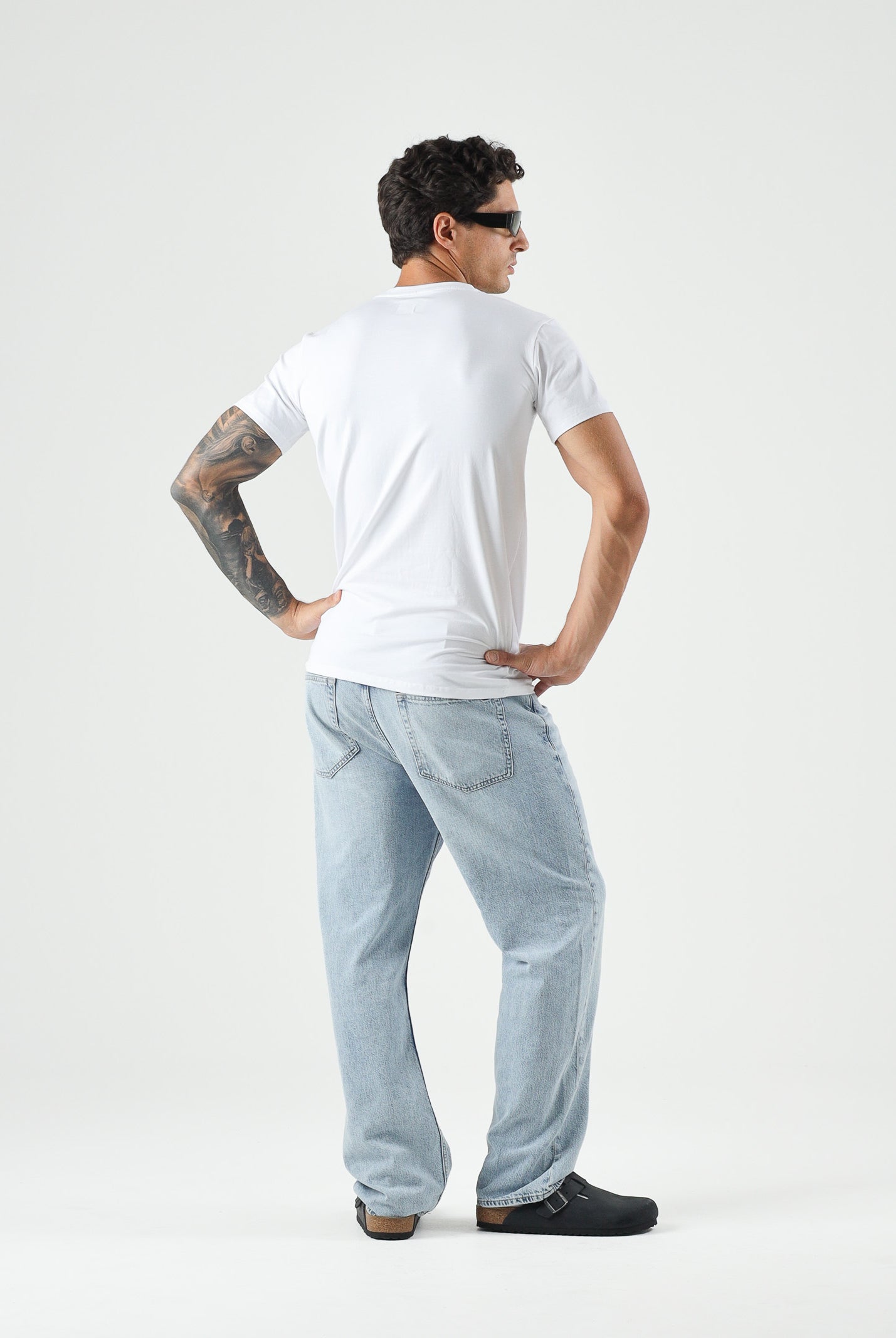 PALM ANGELS T-shirt manica corta white- bianca da uomo con logo minimal sul petto. PLA1UMBTS01BI WH PALM ANGELS