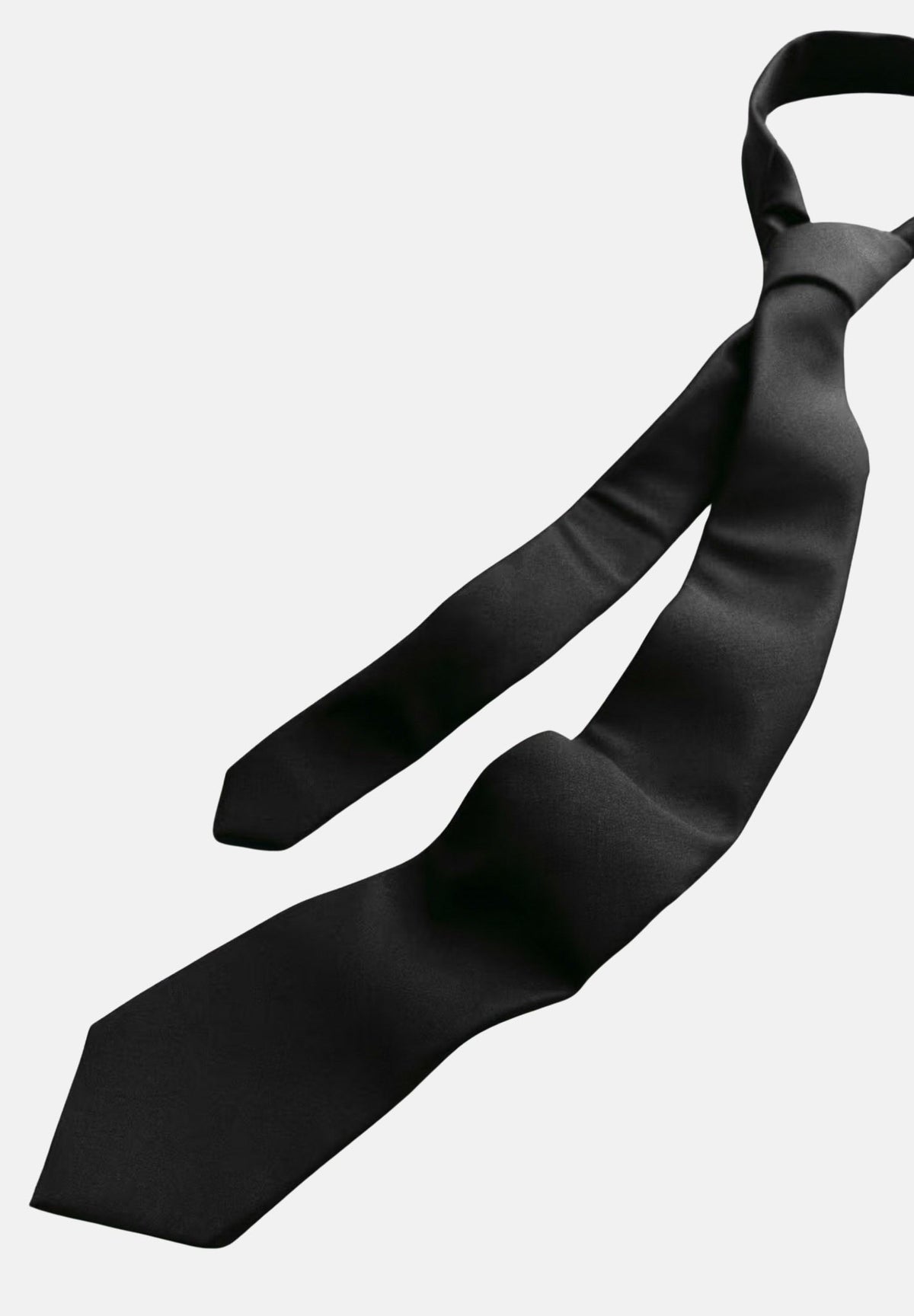 PATRIZIA PEPE Cravatta nera da uomo 5F0008A1WK K102 PATRIZIA PEPE