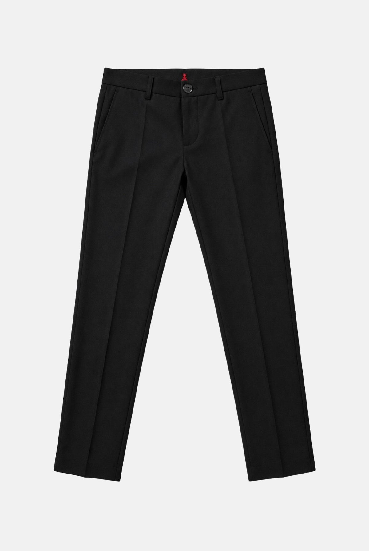 PATRIZIA PEPE Pantaloni sartoriali neri per uomo con linea dritta, piega centrale e costruzione elegante. 5P225RA1WK K102 PATRIZIA PEPE