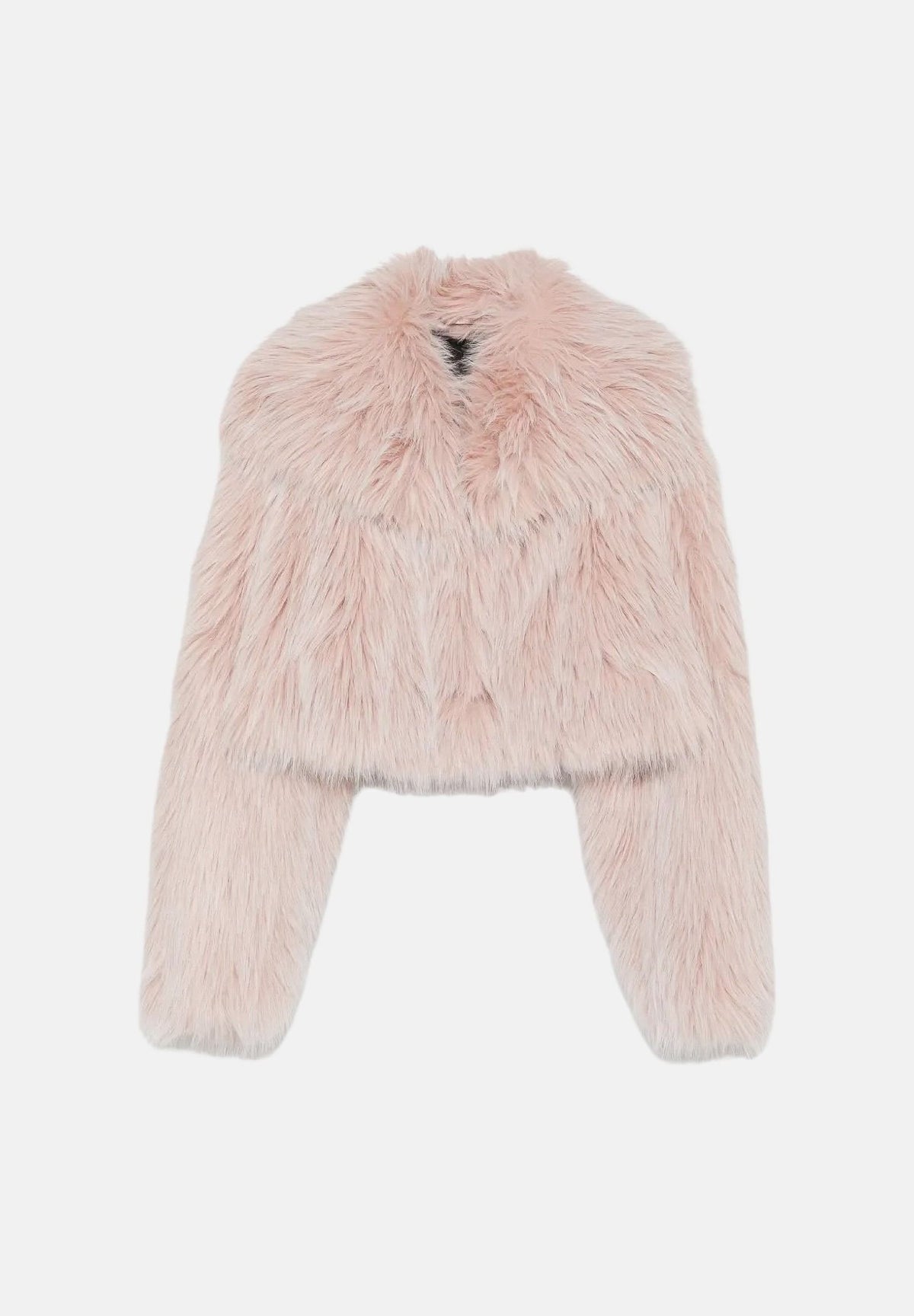 PATRIZIA PEPE Bomber in ecopelliccia baylag-rosa antico da donna con scollo rotondo e lavorazione morbida 8O0016E0002 R902 PATRIZIA PEPE